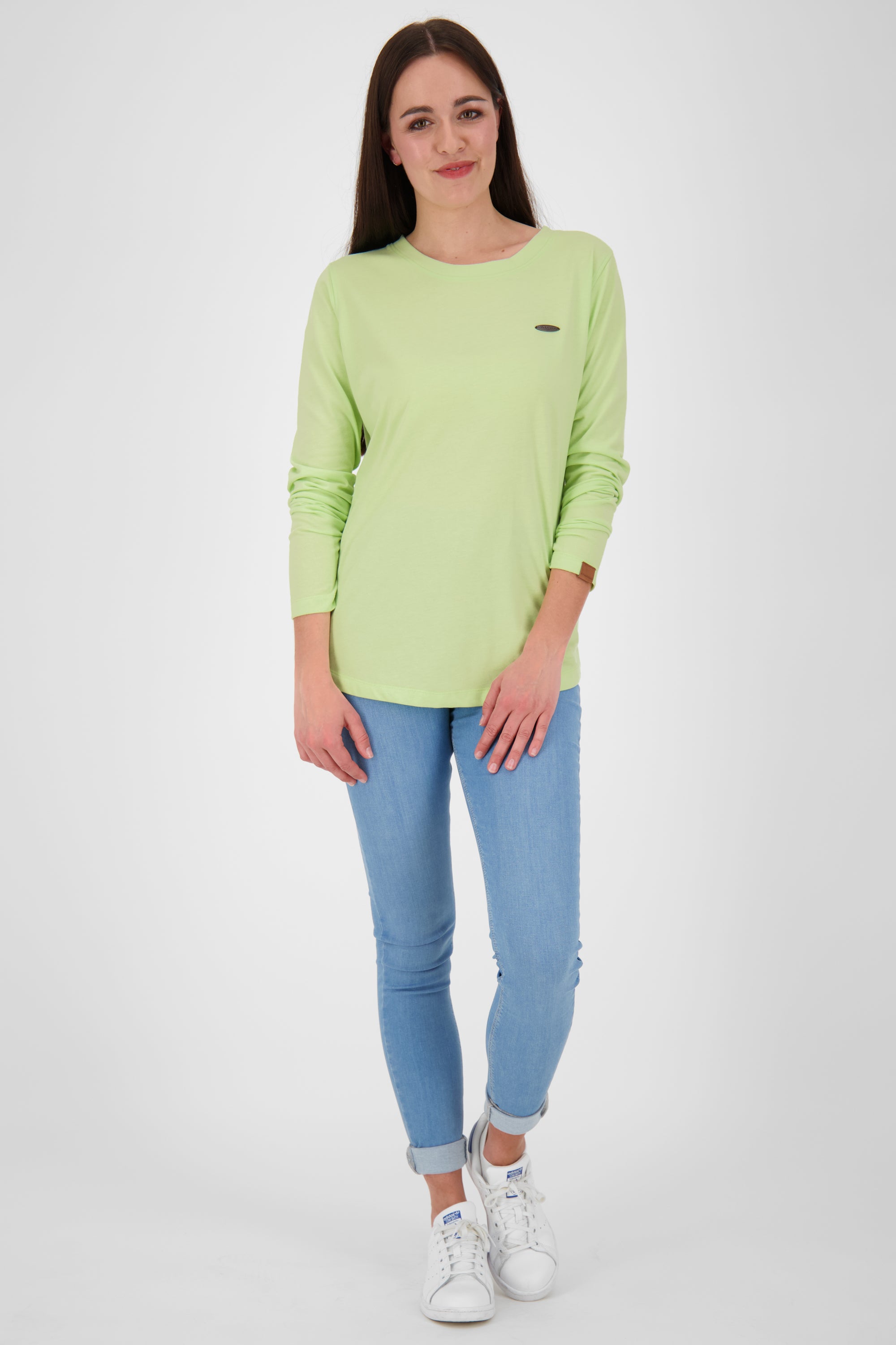 Stilvoll und bequem - Longsleeve LeaAK A für Damen Hellgrün