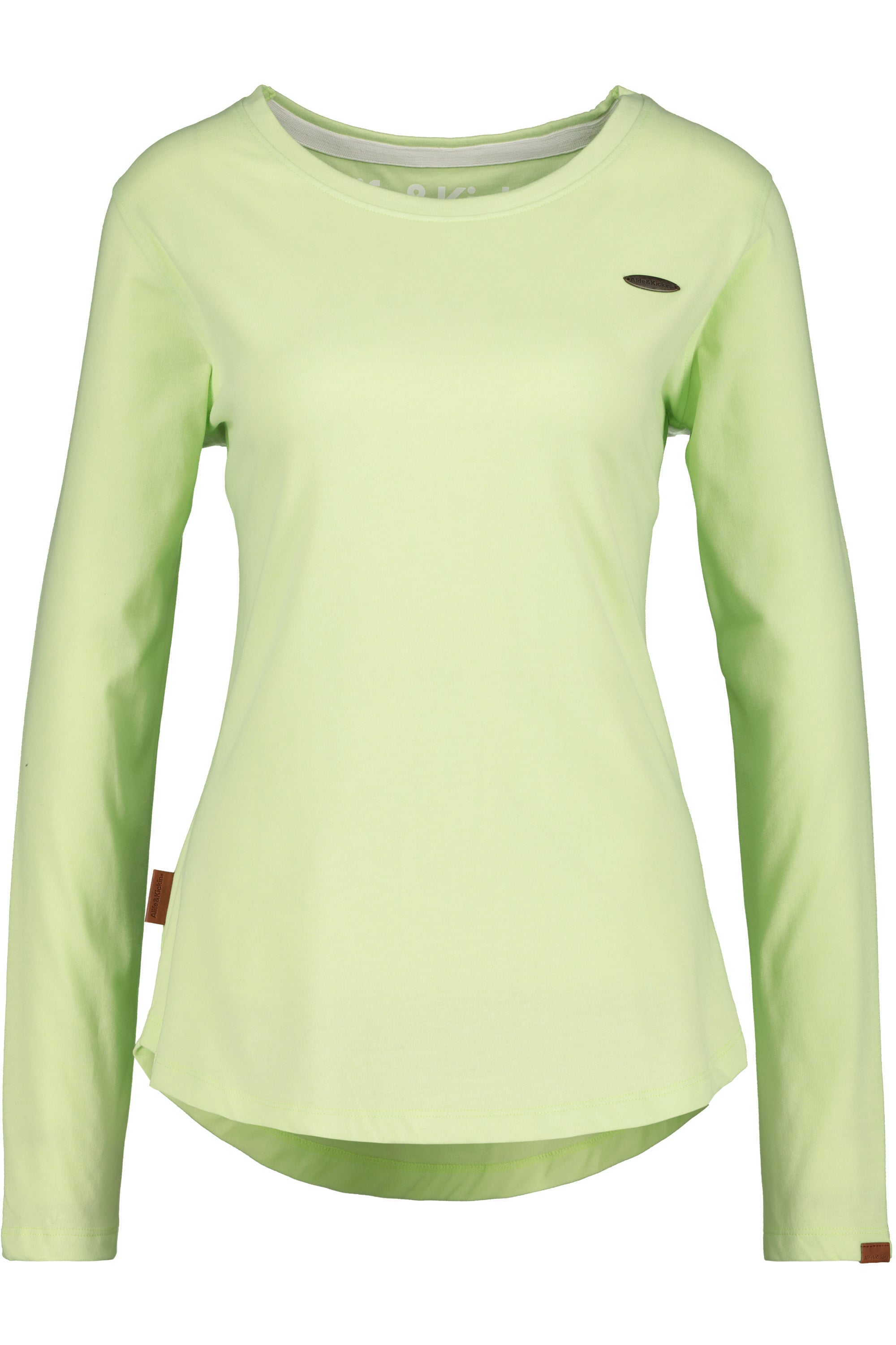 Stilvoll und bequem - Longsleeve LeaAK A für Damen Hellgrün