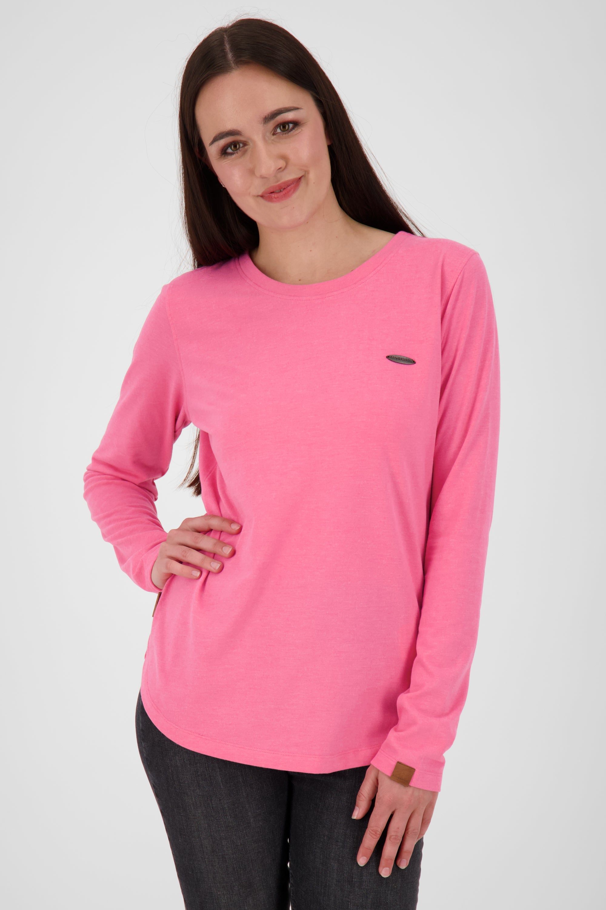 Stilvoll und bequem - Longsleeve LeaAK A für Damen Pink