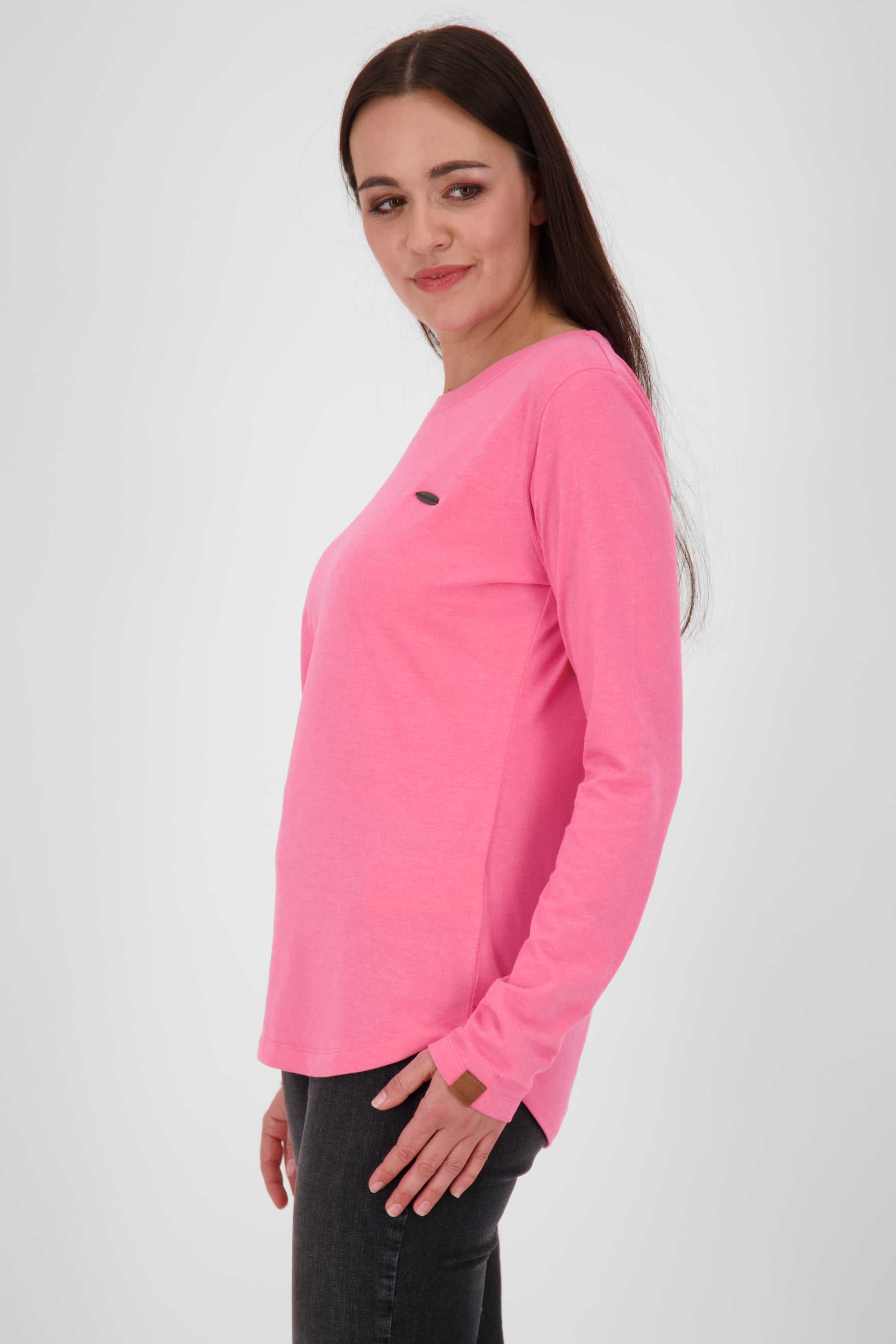 Stilvoll und bequem - Longsleeve LeaAK A für Damen Pink