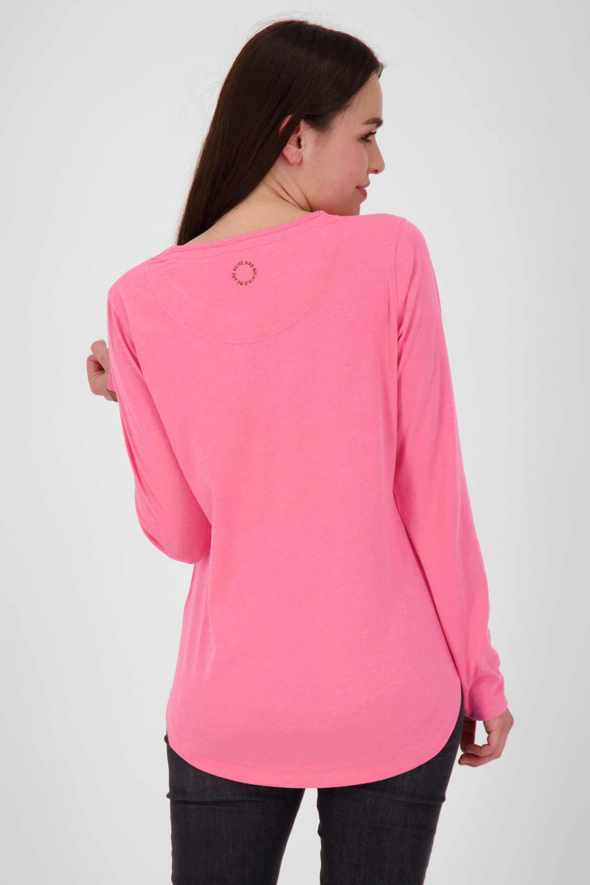 Stilvoll und bequem - Longsleeve LeaAK A für Damen Pink