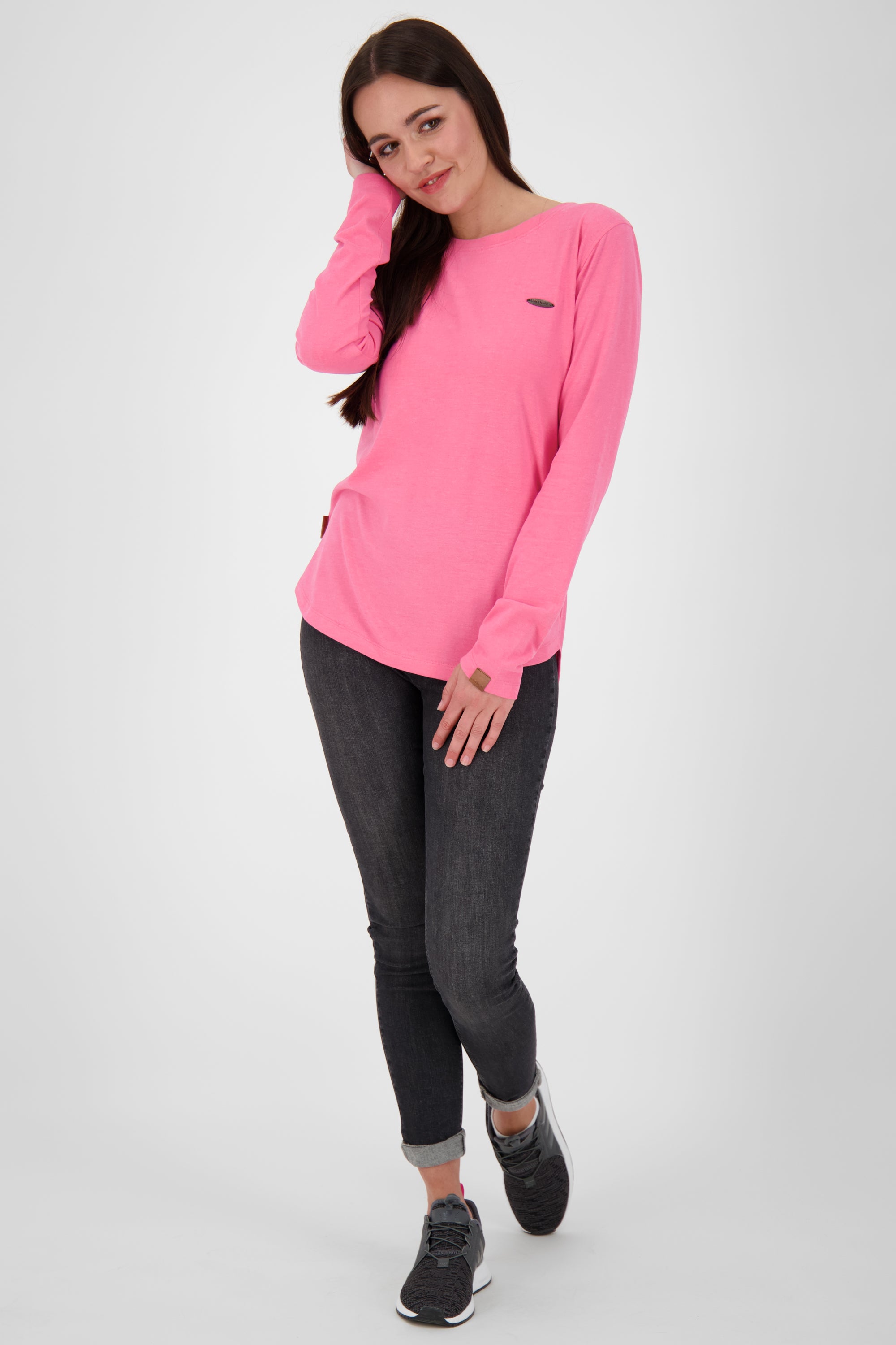 Stilvoll und bequem - Longsleeve LeaAK A für Damen Pink