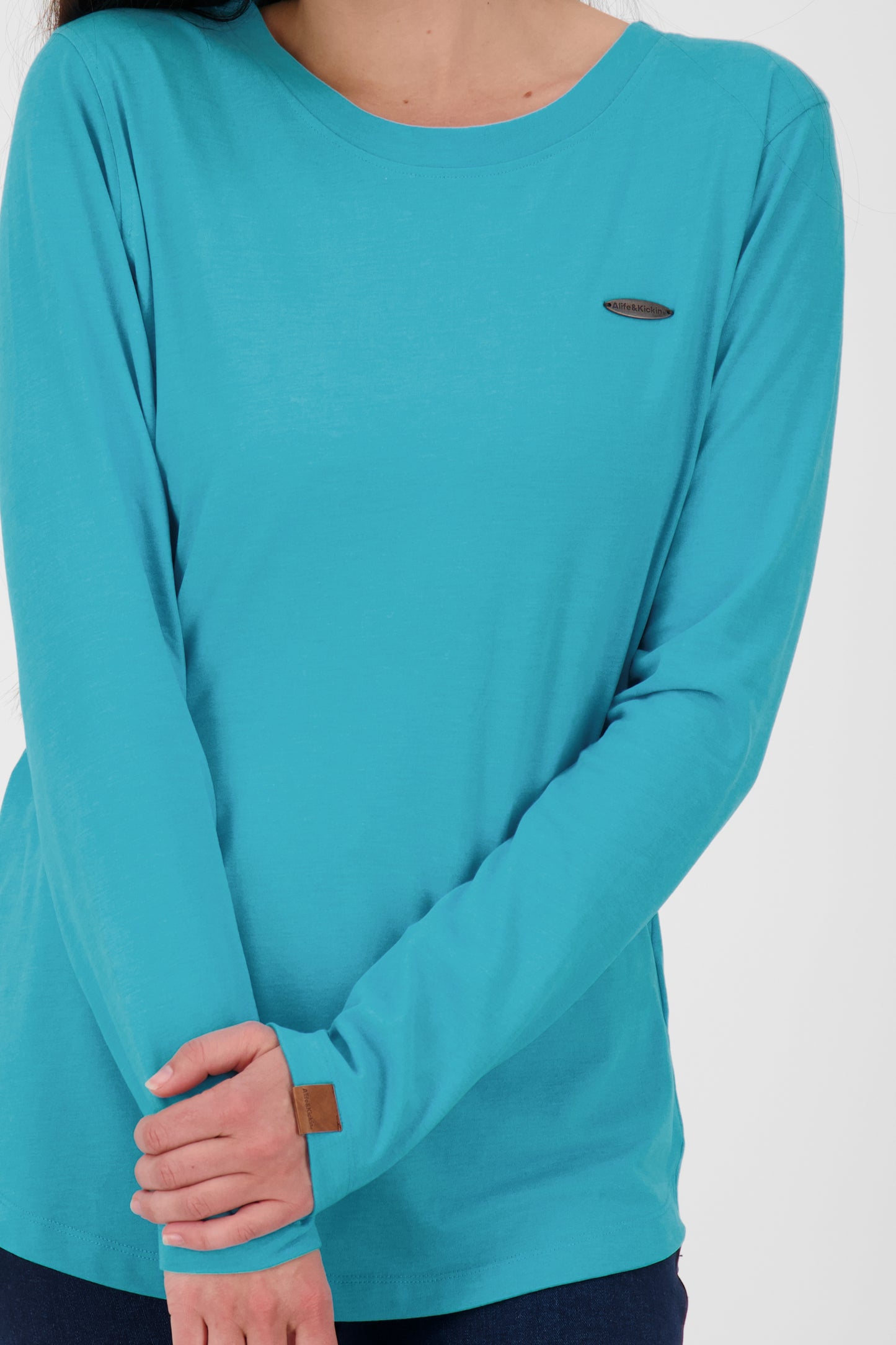 Stilvoll und bequem - Longsleeve LeaAK A für Damen Blau