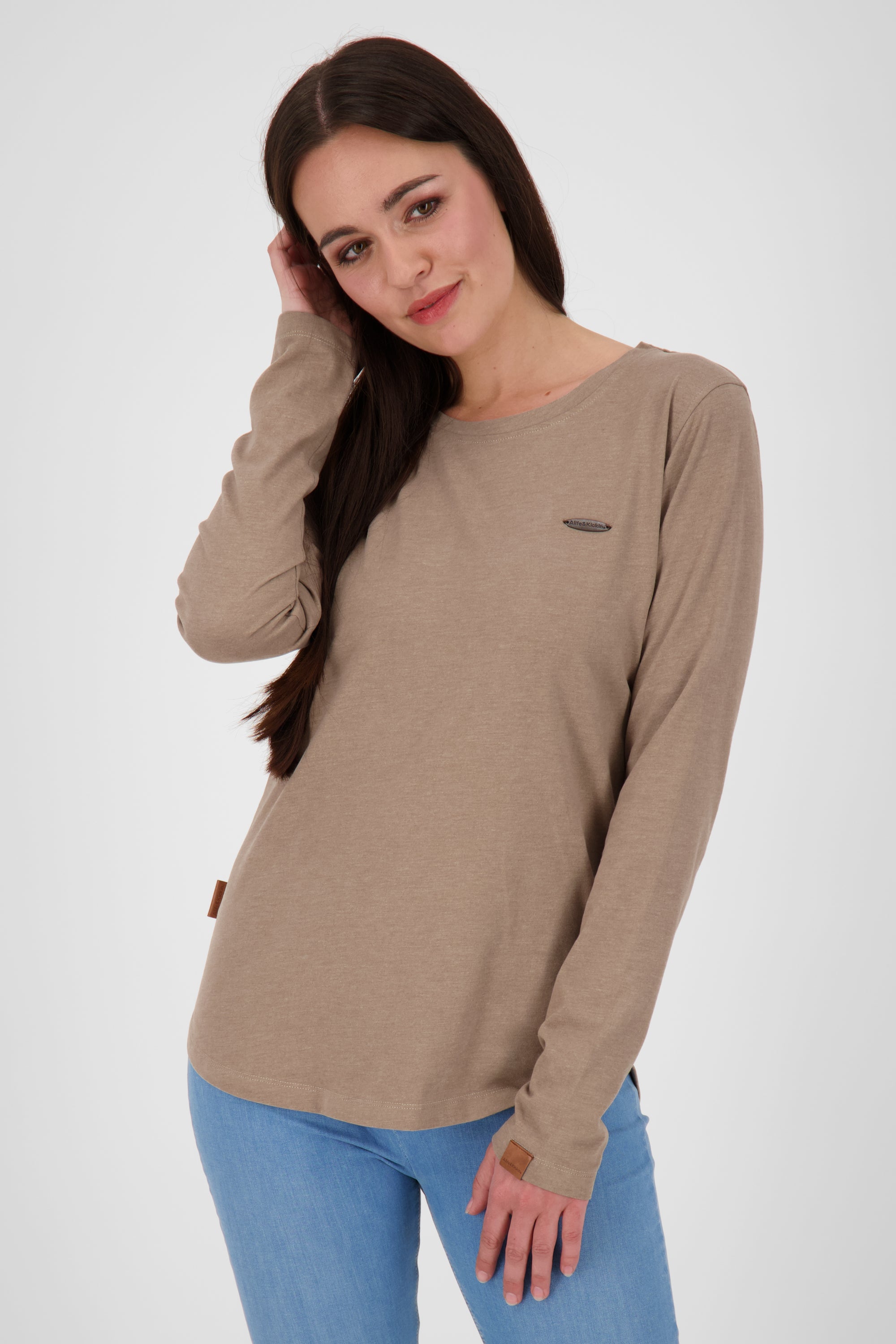 Stilvoll und bequem - Longsleeve LeaAK A für Damen Braun
