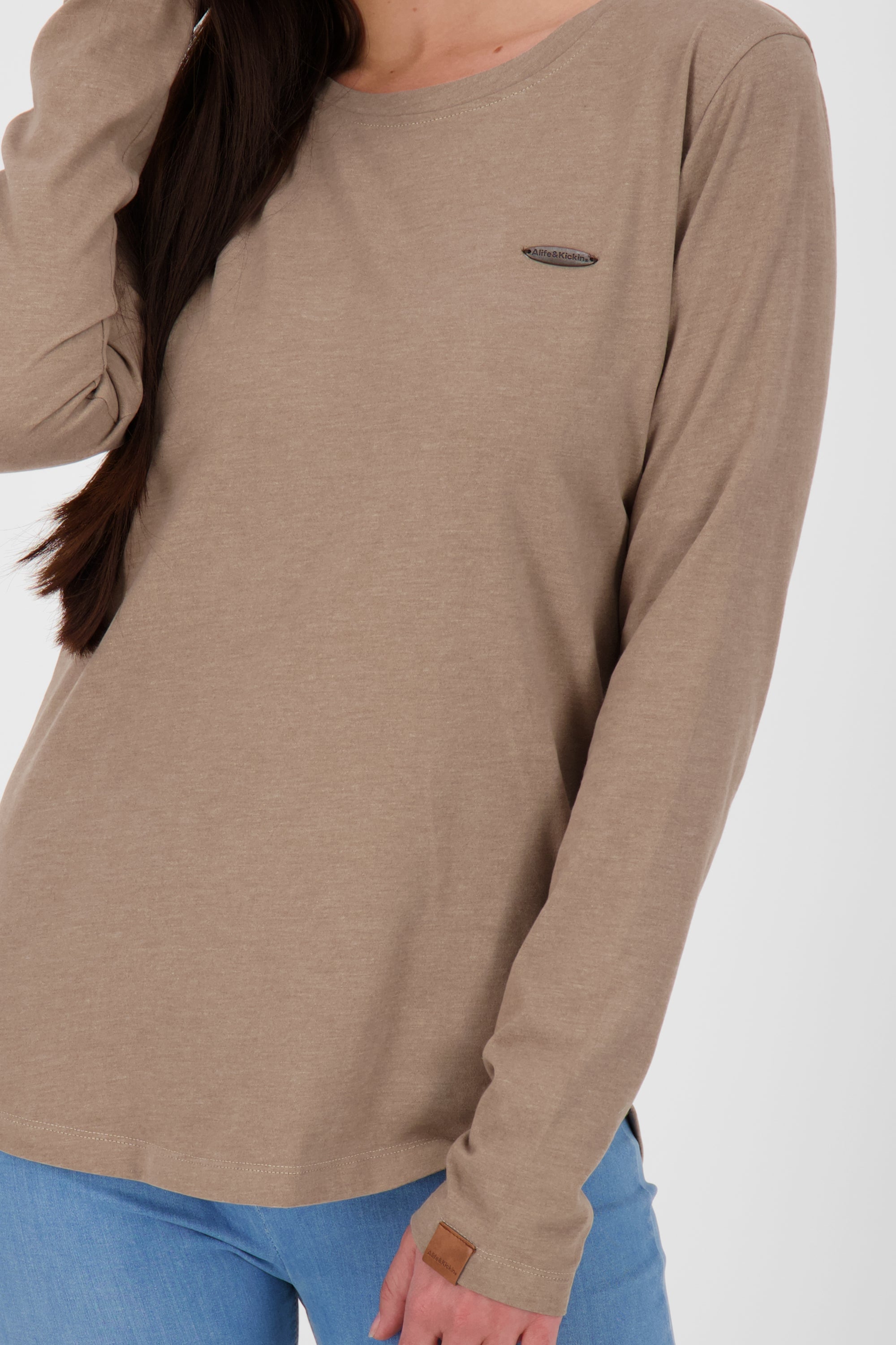 Stilvoll und bequem - Longsleeve LeaAK A für Damen Braun