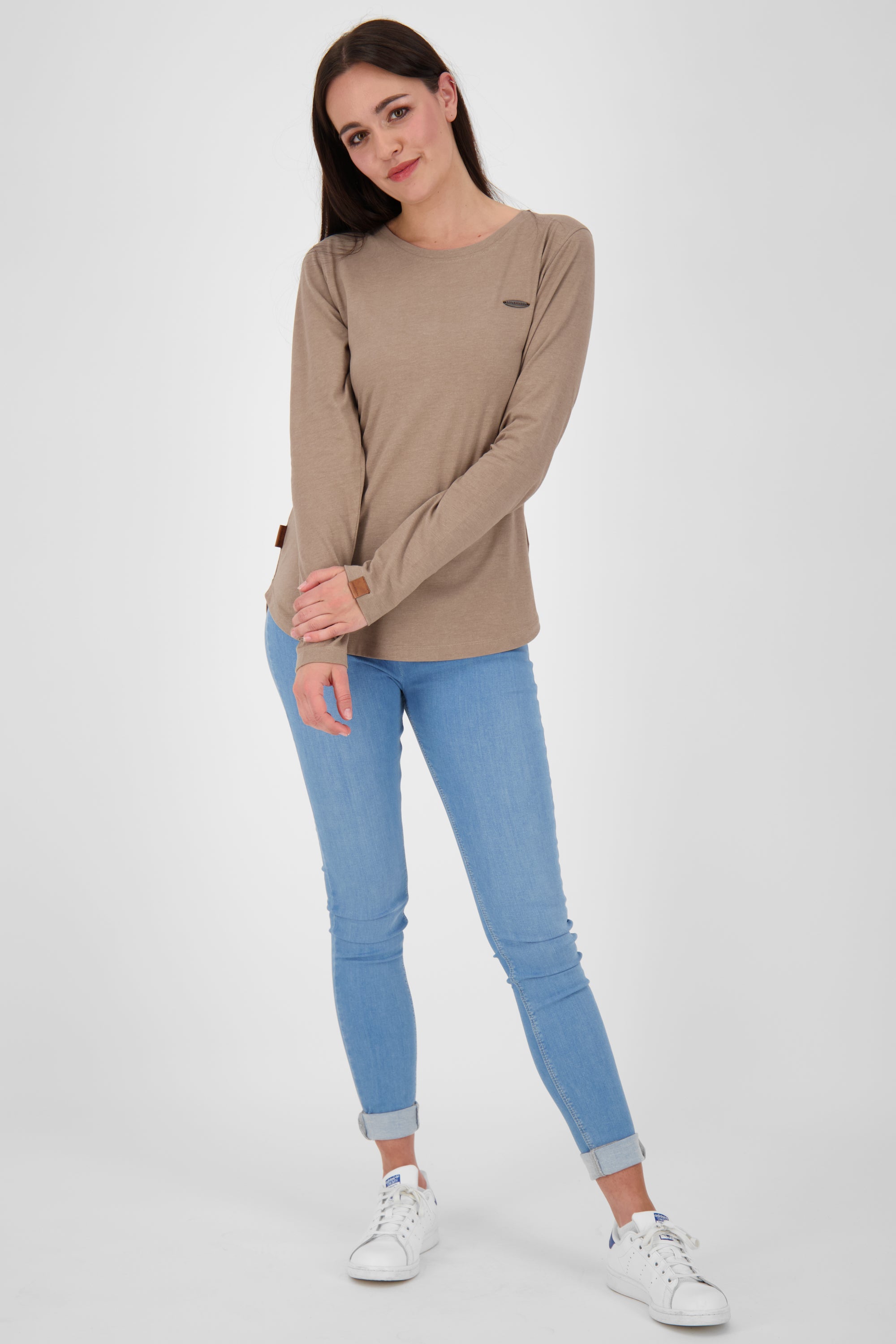Stilvoll und bequem - Longsleeve LeaAK A für Damen Braun