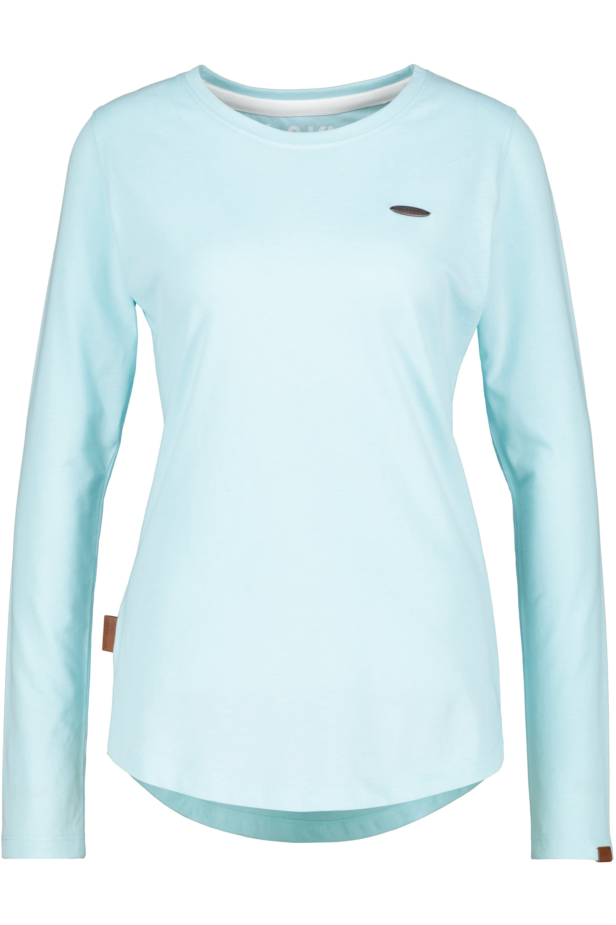 LeaAK A - Hochwertiges Damen Longsleeve für jeden Anlass Hellblau