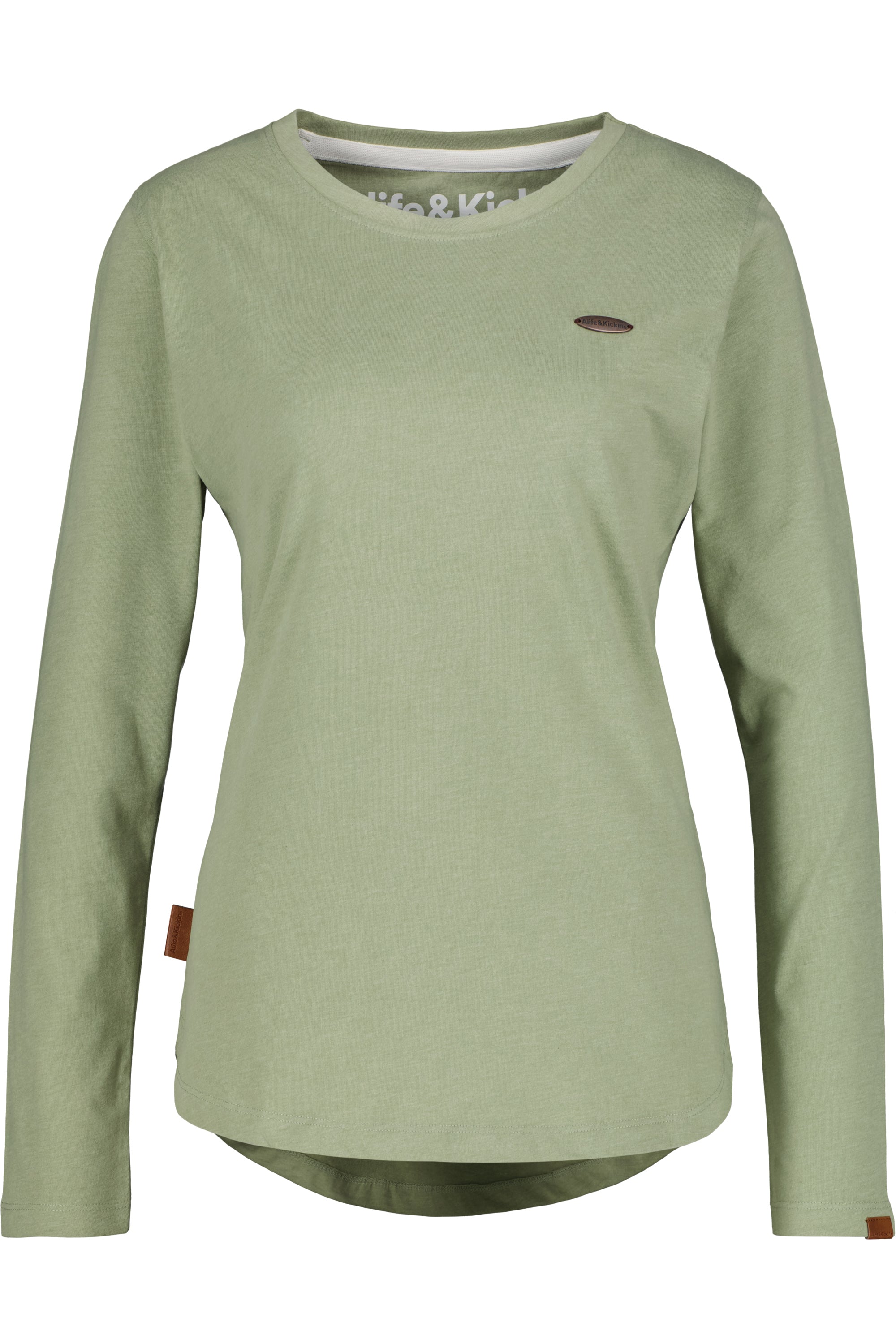 LeaAK A - Hochwertiges Damen Longsleeve für jeden Anlass Grün