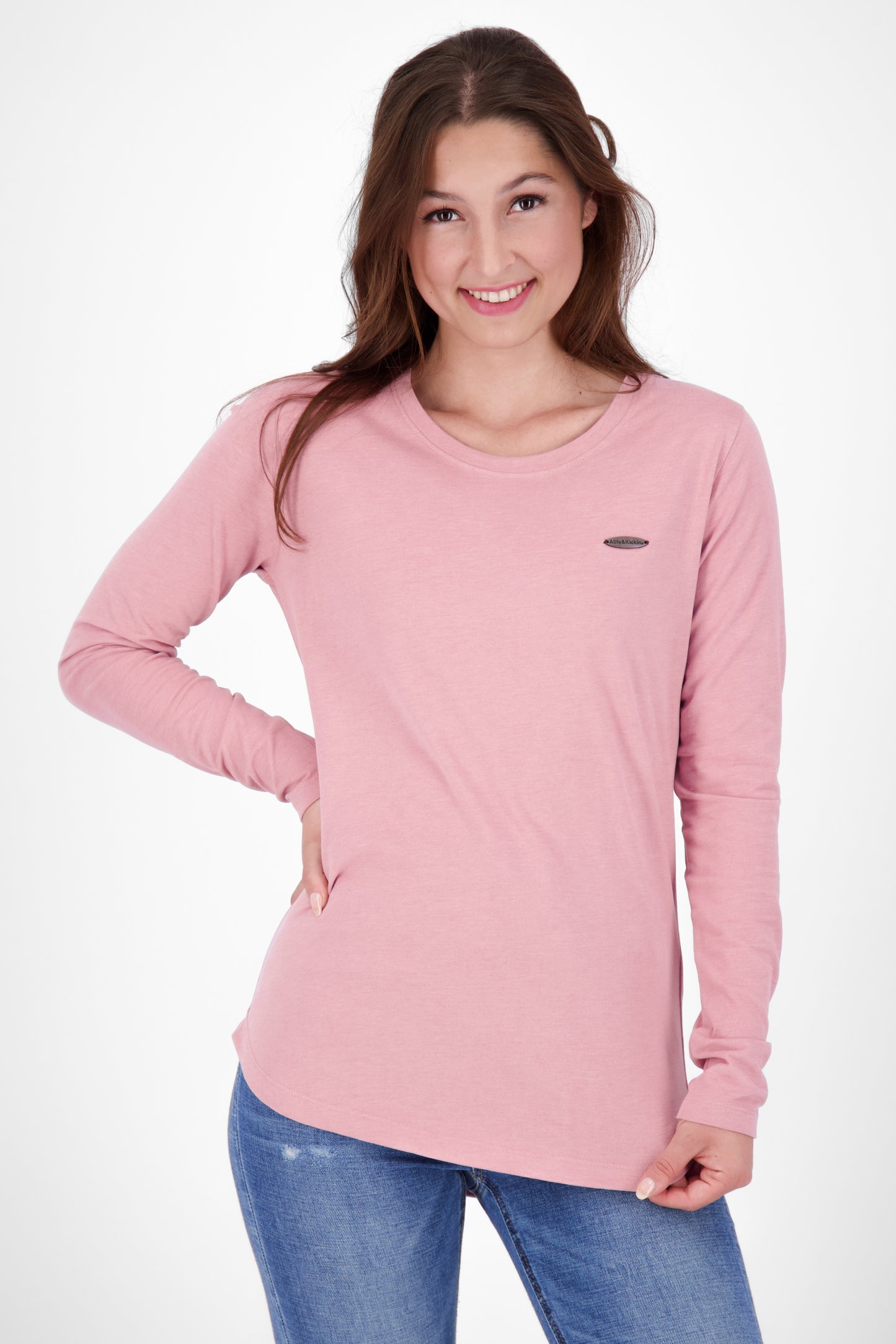 Sportlich und feminin - Langarmshirt LeaAK A für modische Frauen Rosa