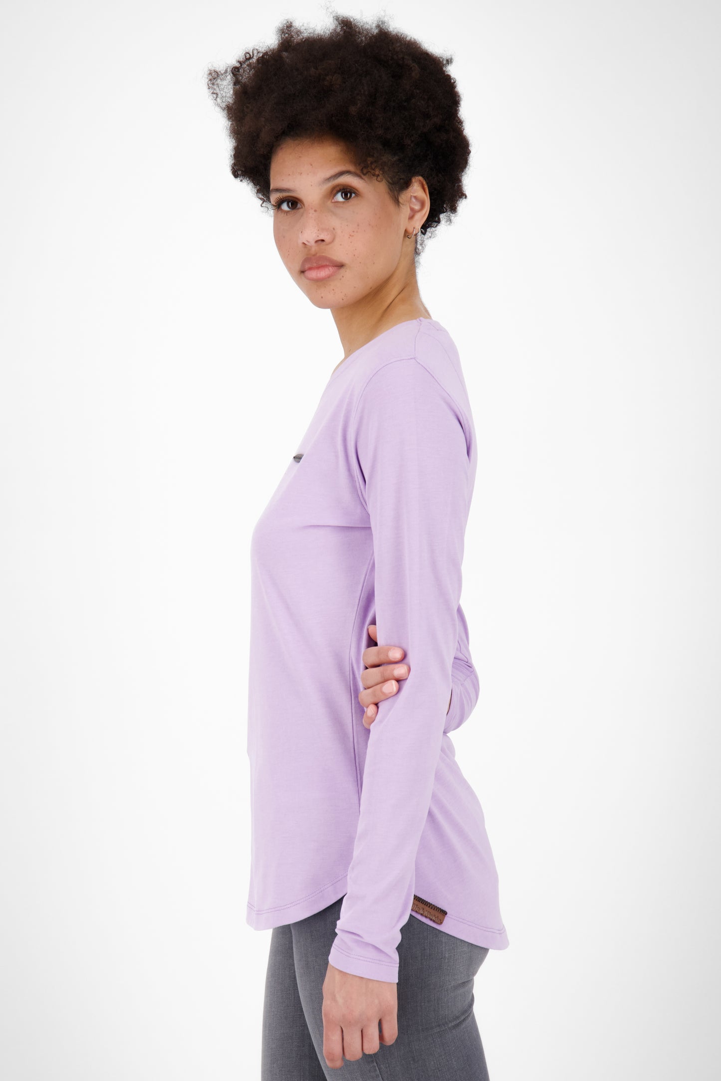 Sportlich und feminin - Langarmshirt LeaAK A für modische Frauen Violett