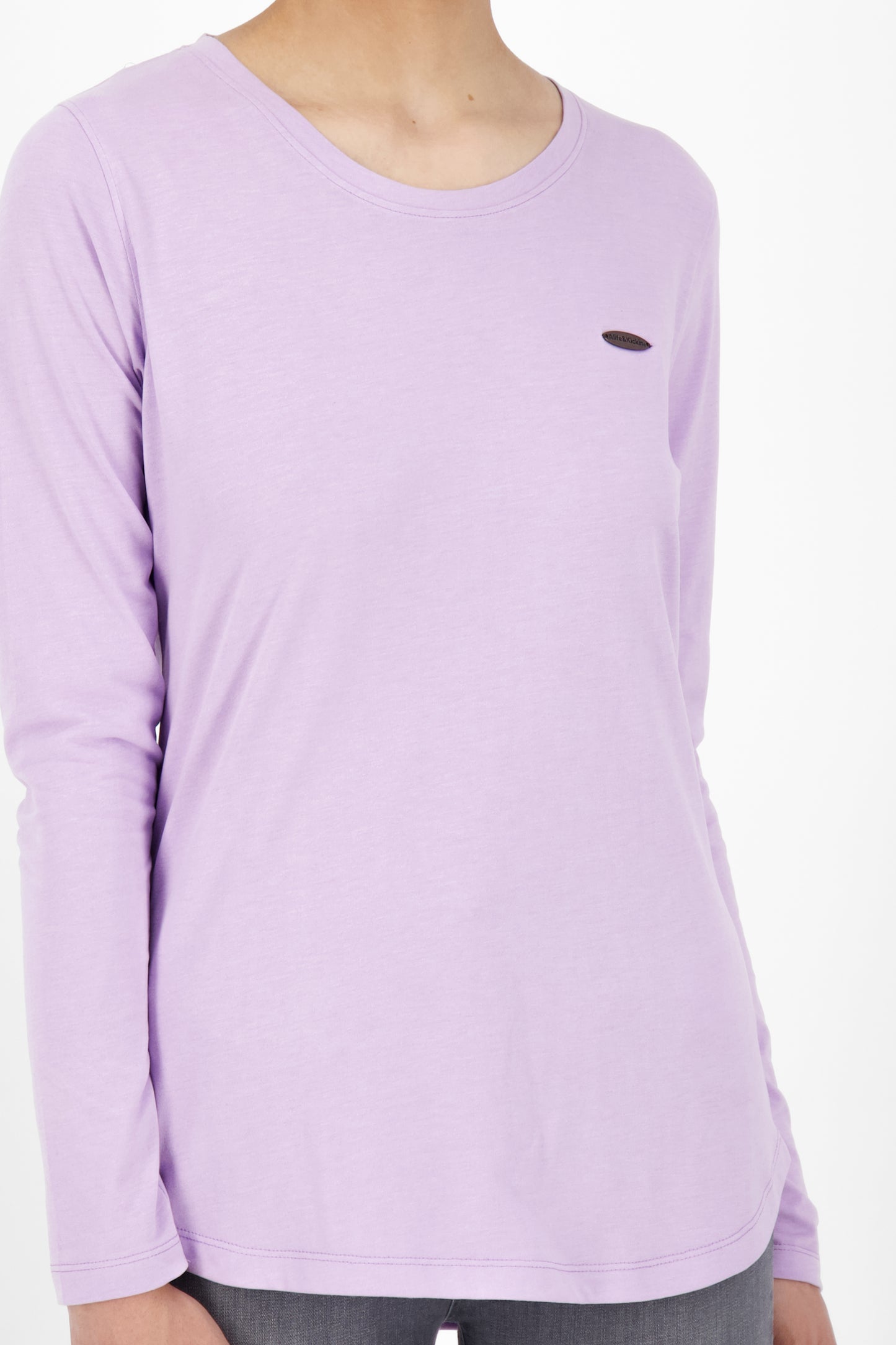Sportlich und feminin - Langarmshirt LeaAK A für modische Frauen Violett