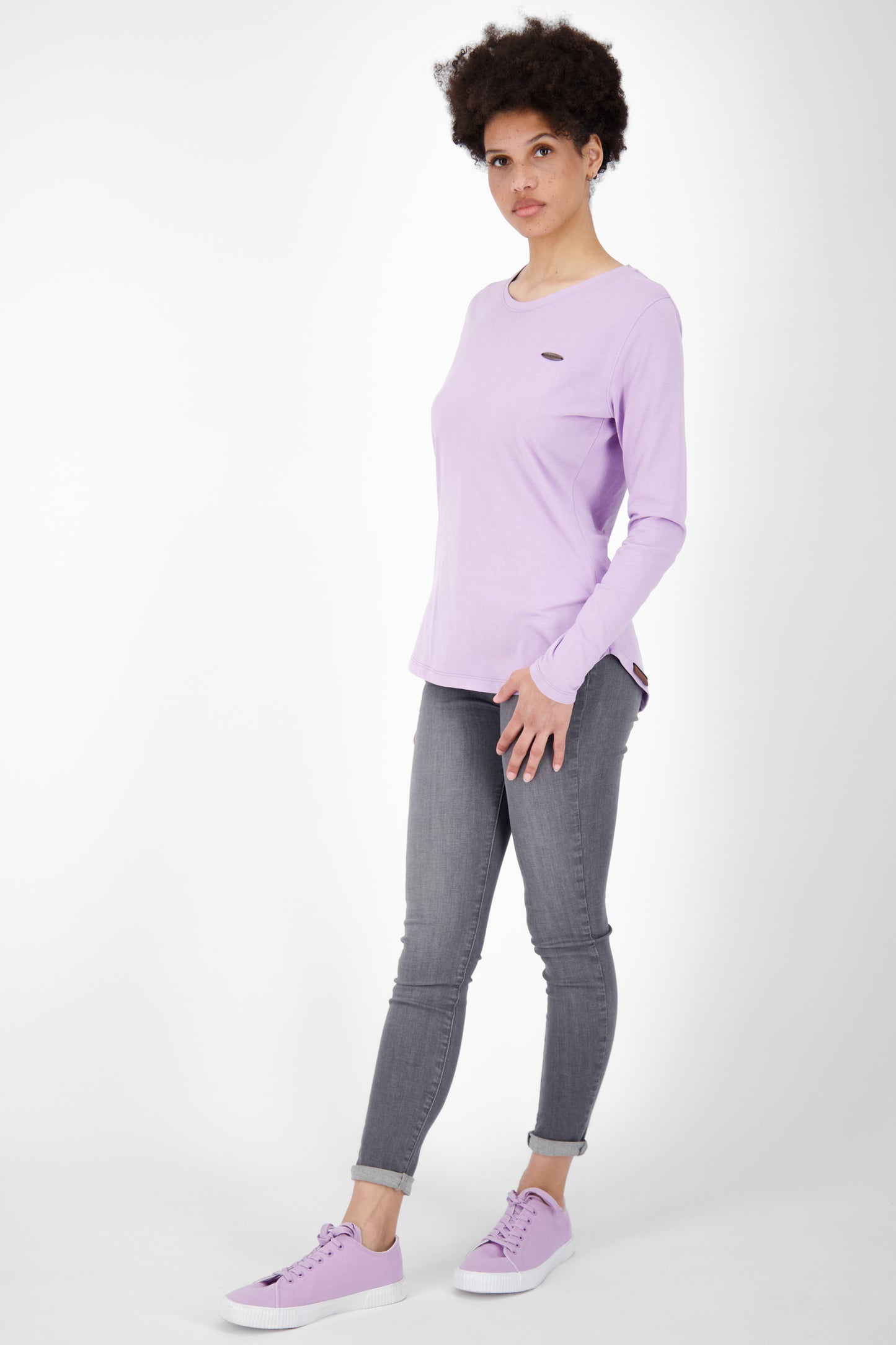 Sportlich und feminin - Langarmshirt LeaAK A für modische Frauen Violett
