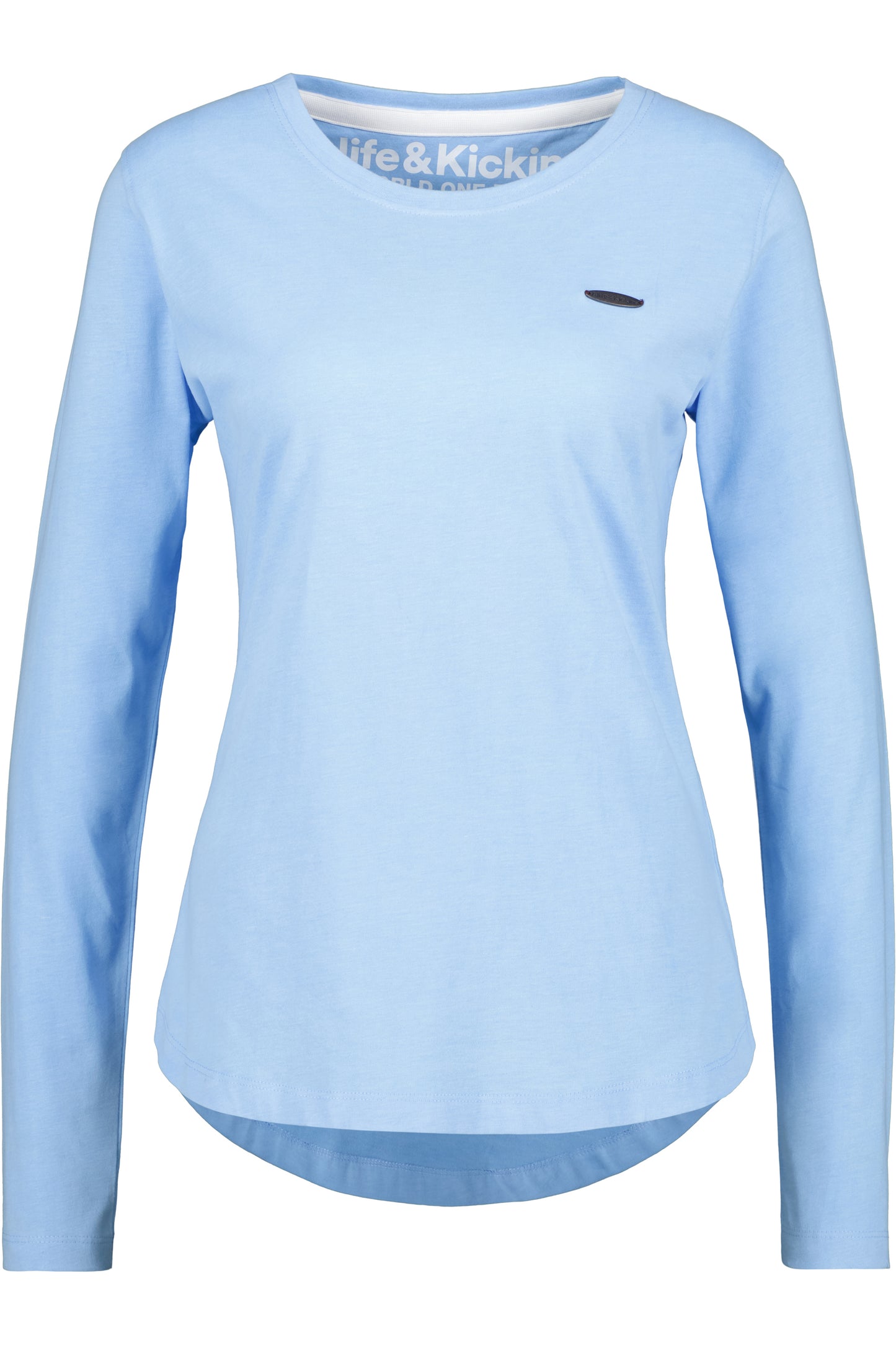 Sportlich und feminin - Langarmshirt LeaAK A für modische Frauen Hellblau