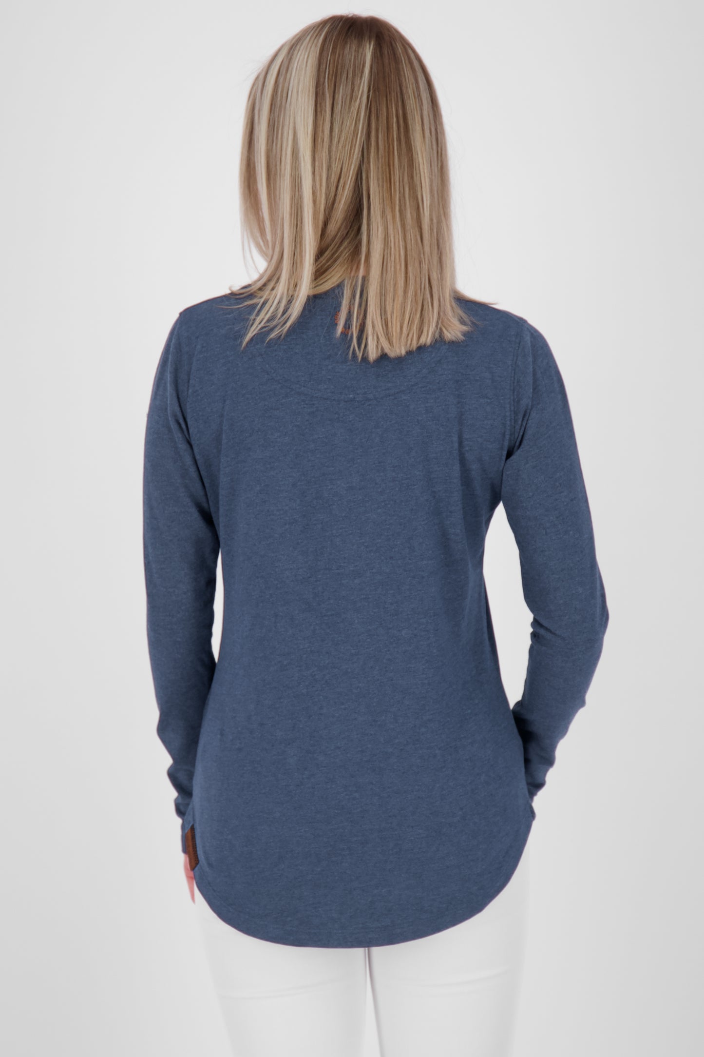 Sportlich feminin - Damen Longsleeve LeaAK A Dunkelblau