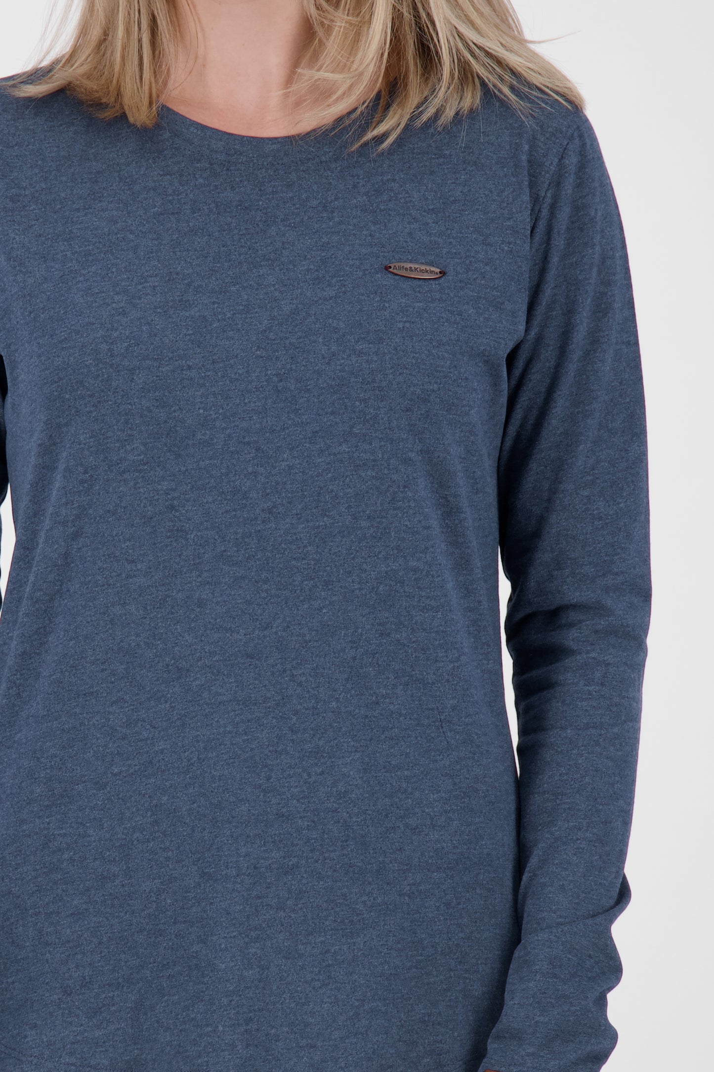 Sportlich feminin - Damen Longsleeve LeaAK A Dunkelblau