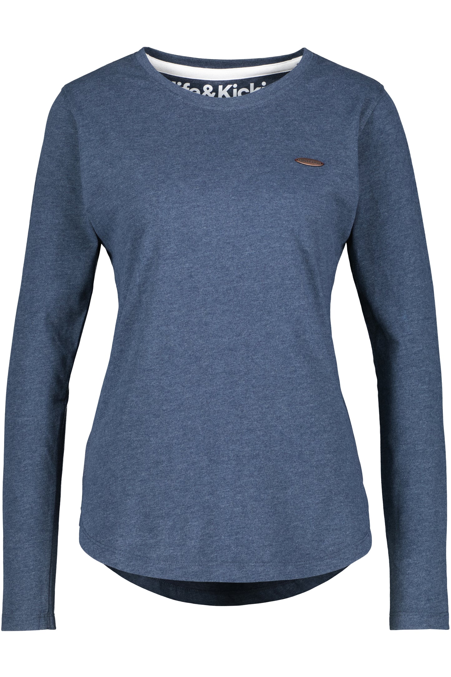 Sportlich feminin - Damen Longsleeve LeaAK A Dunkelblau