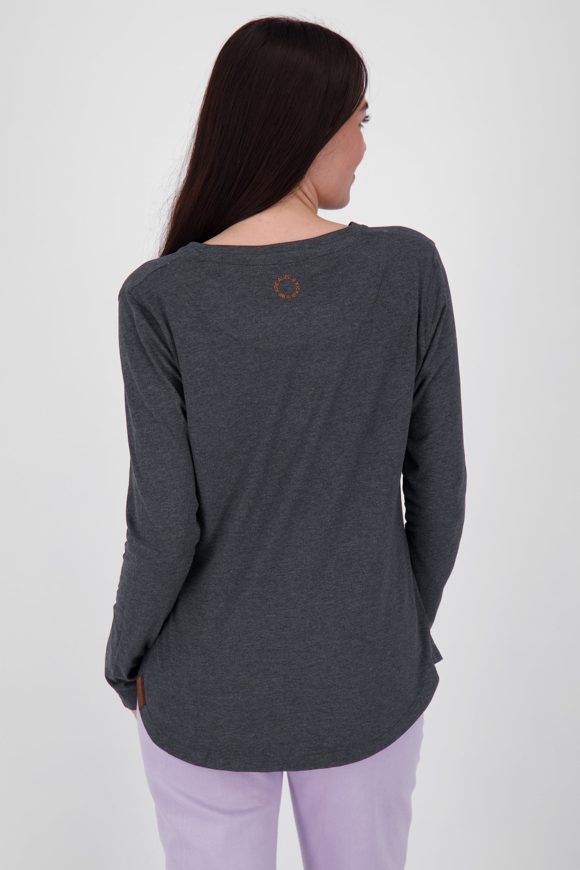 Sportlich feminin - Damen Longsleeve LeaAK A Schwarz
