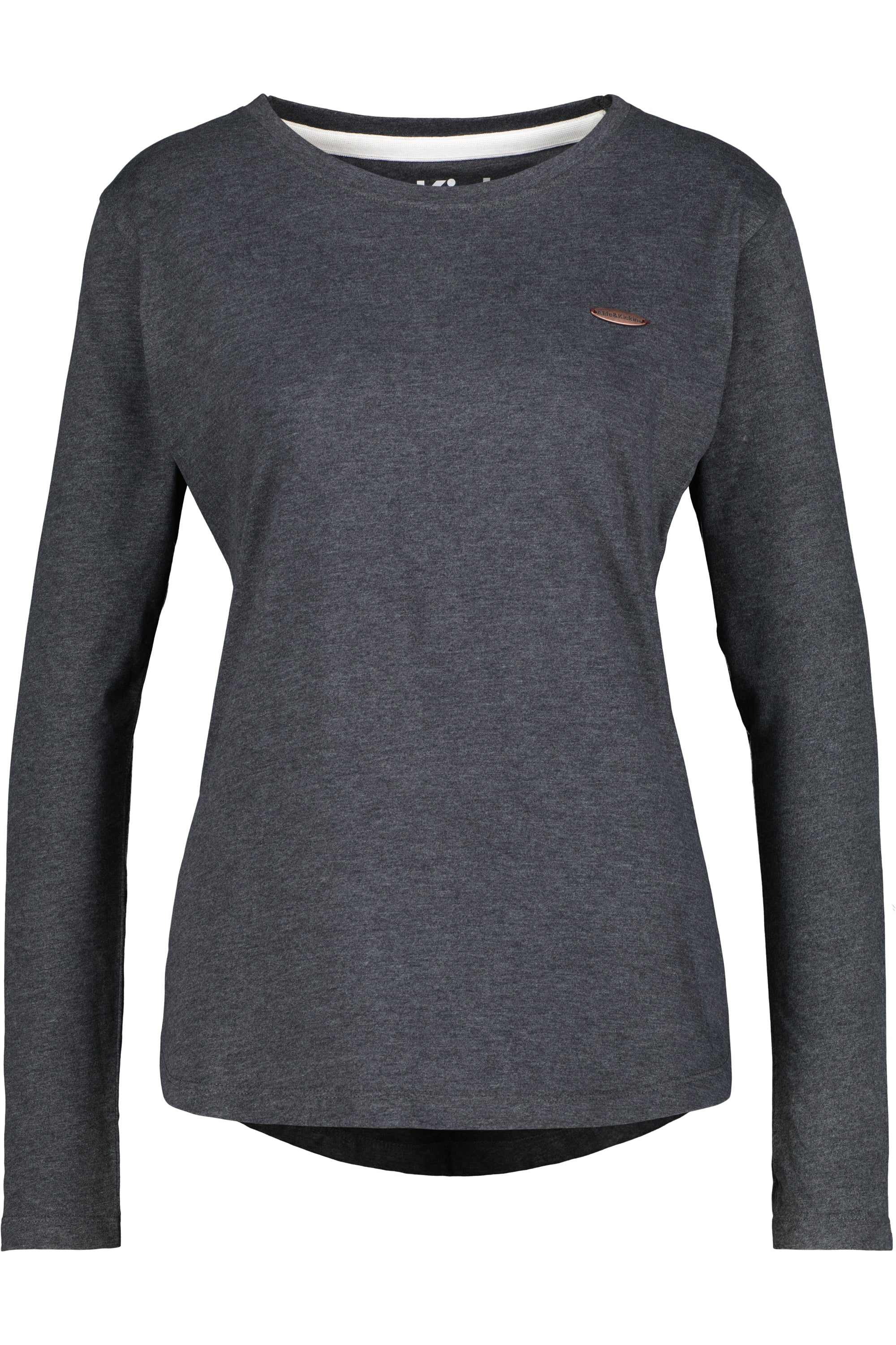 Sportlich feminin - Damen Longsleeve LeaAK A Schwarz