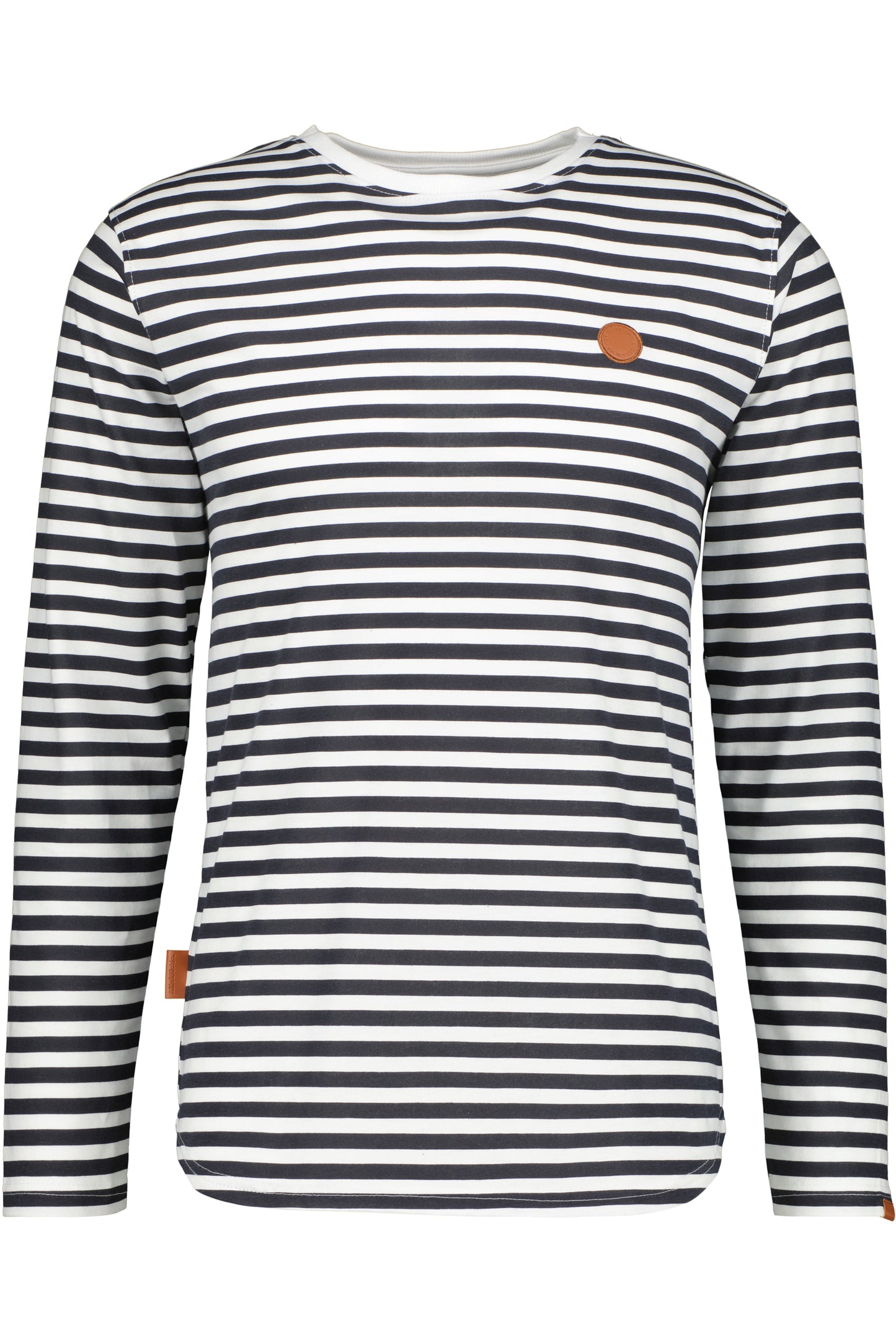 AlexAK B Langarmshirt - Das perfekte Basic-Longsleeve für Deinen lässigen Style Schwarz