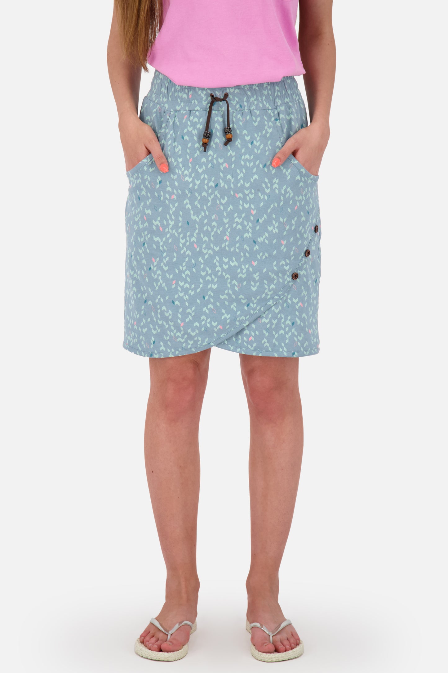 Sommerlicher Damenrock LucyAK B Grau