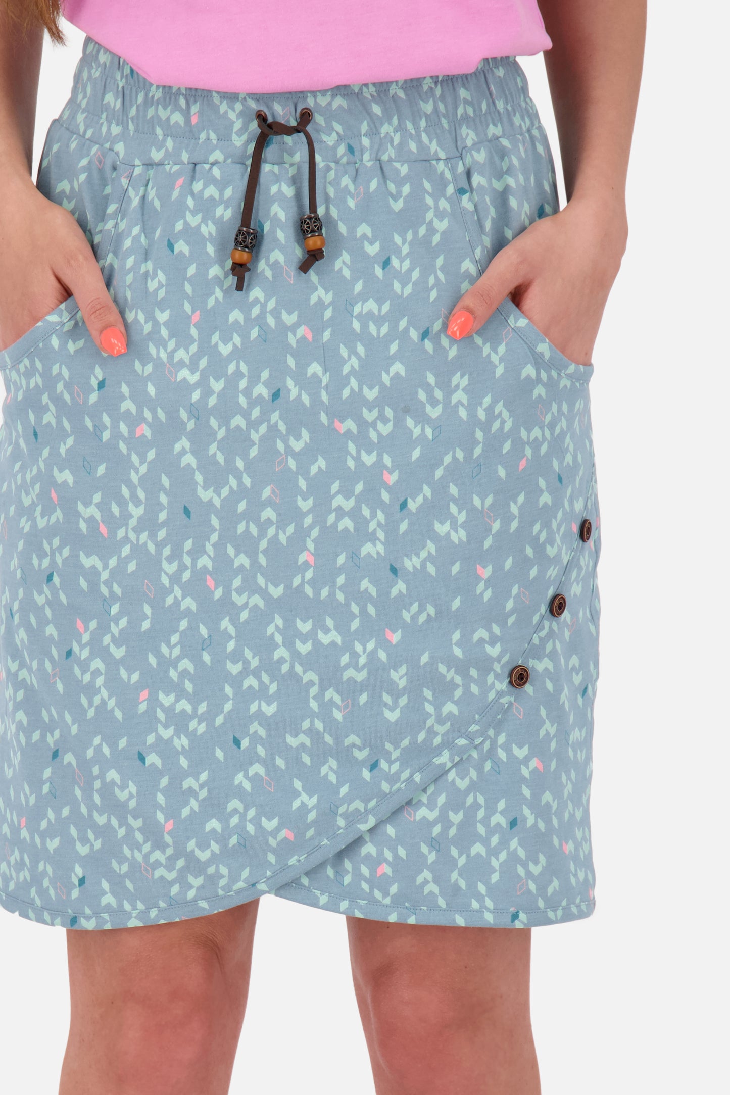 Sommerlicher Damenrock LucyAK B Grau
