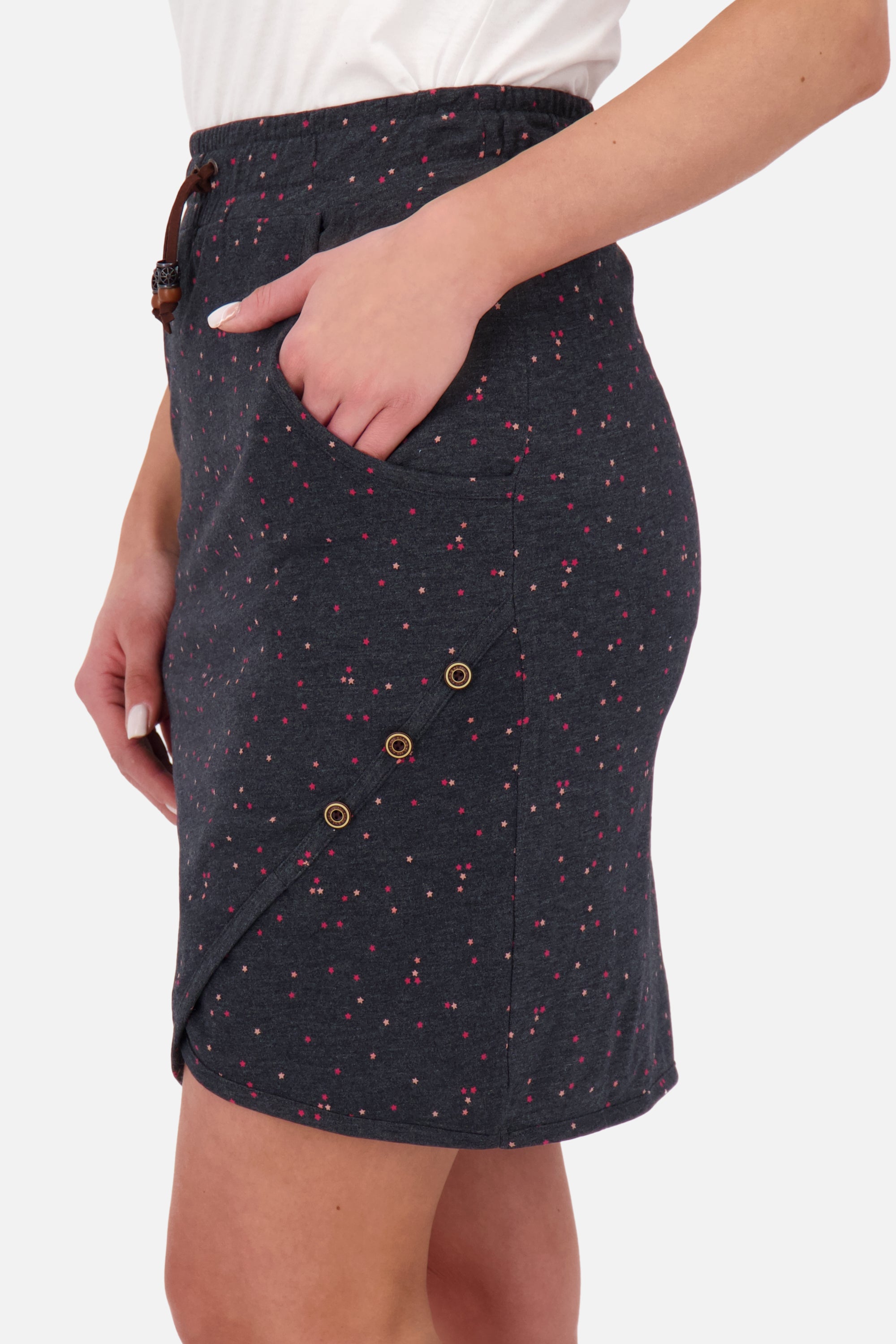 Sommerlicher Damenrock LucyAK B Schwarz