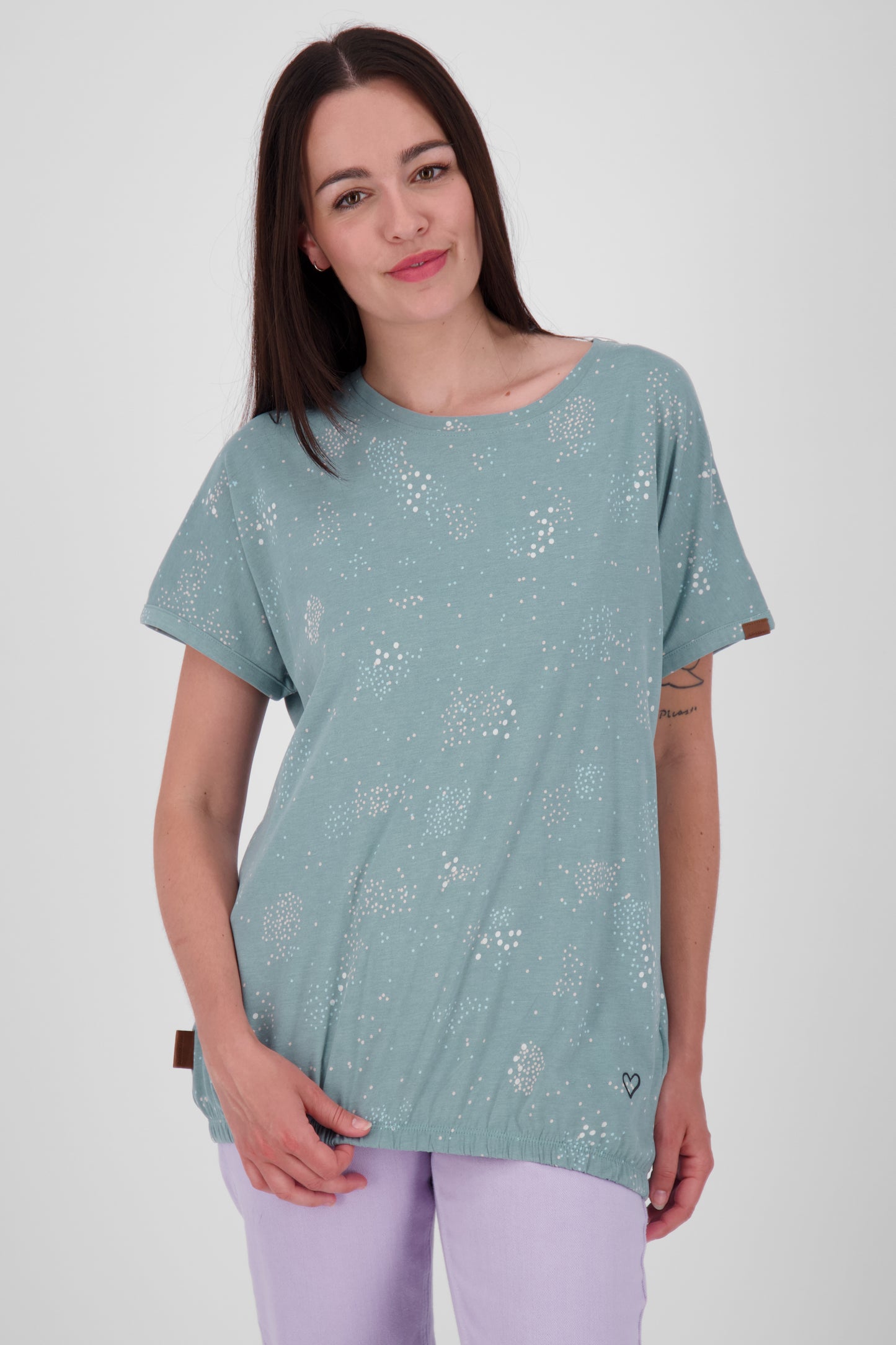 Vielseitiges Damenshirt: Oversize-Shirt SunAK B Grau