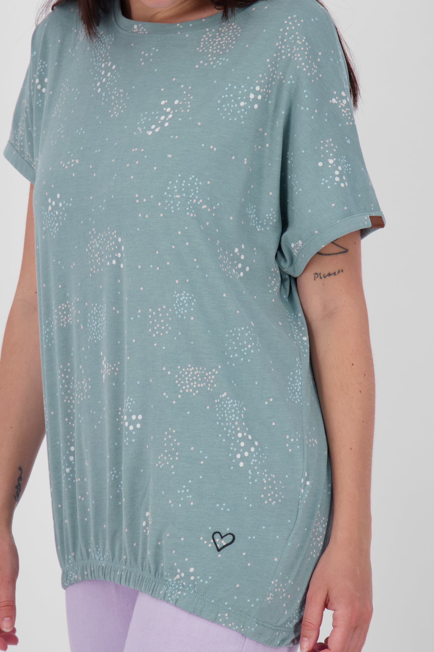 Vielseitiges Damenshirt: Oversize-Shirt SunAK B Grau