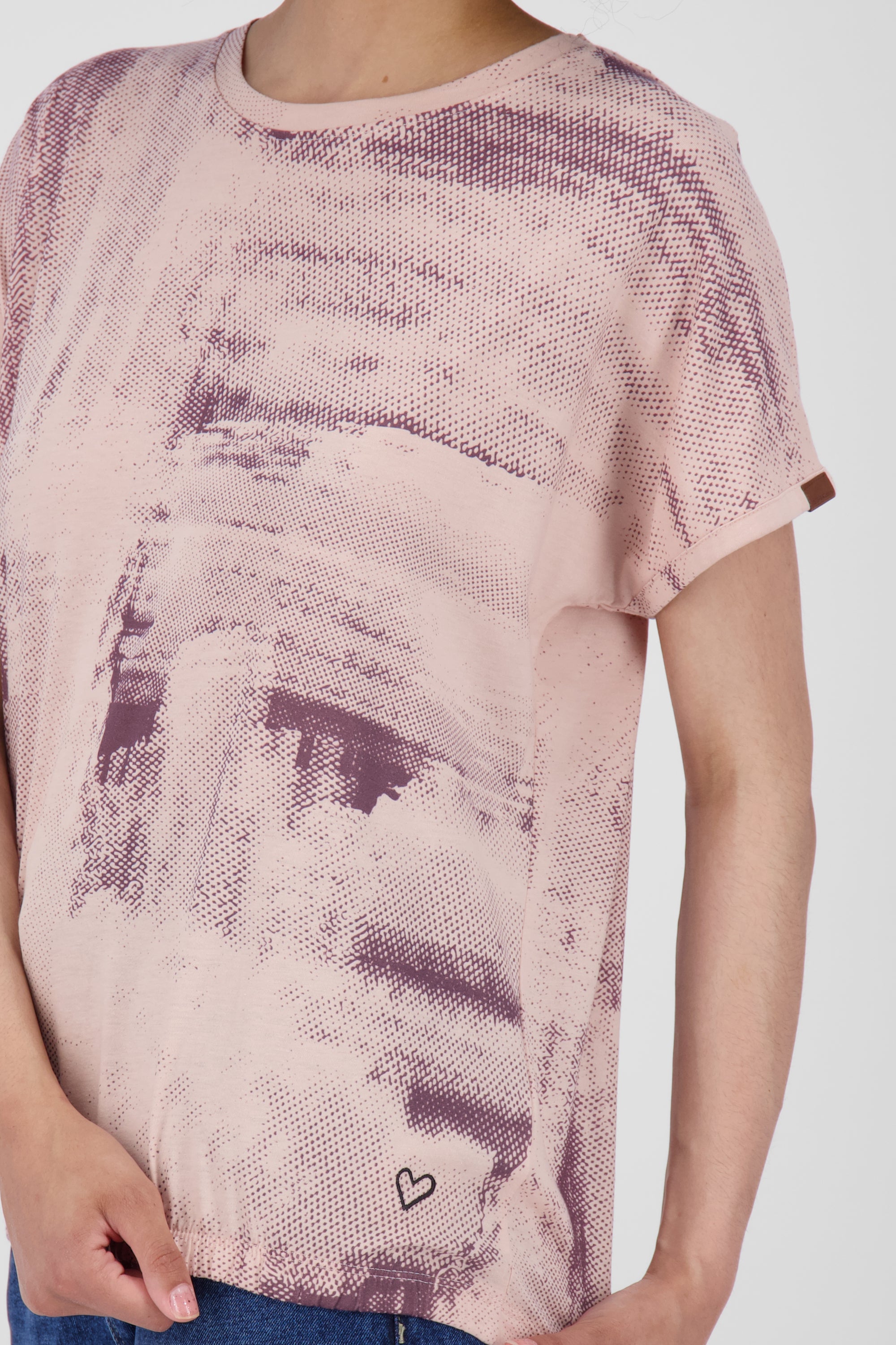 Vielseitiges Damenshirt: Oversize-Shirt SunAK B Rosa