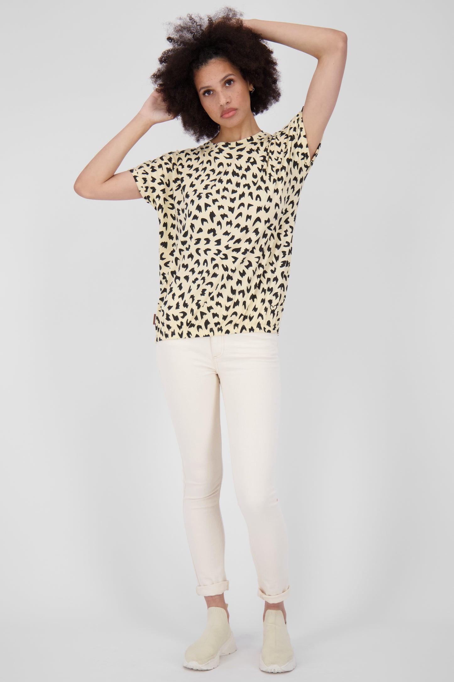 Vielseitiges Damenshirt: Oversize-Shirt SunAK B Beige