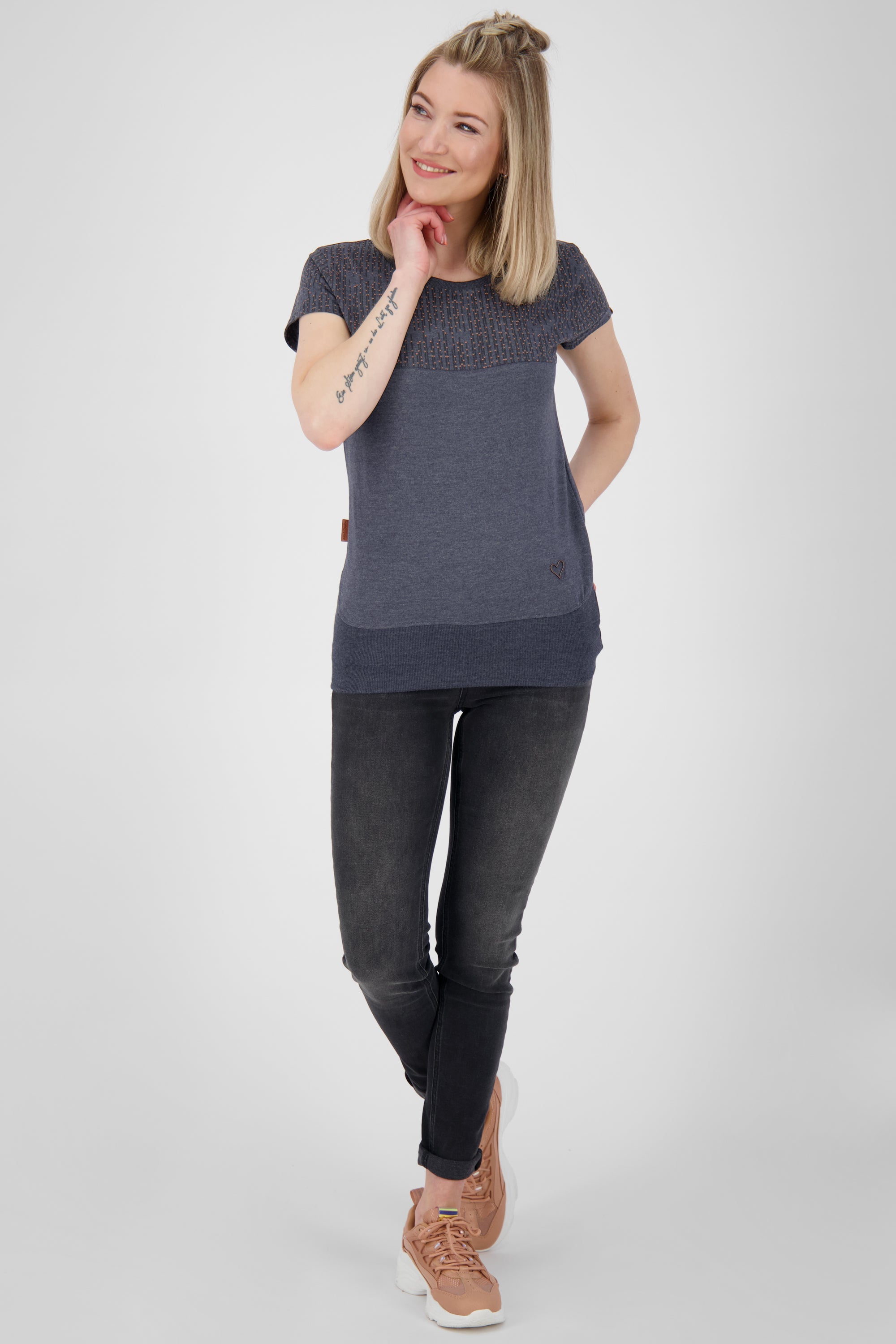 CoraAK A Shirt Dunkelblau