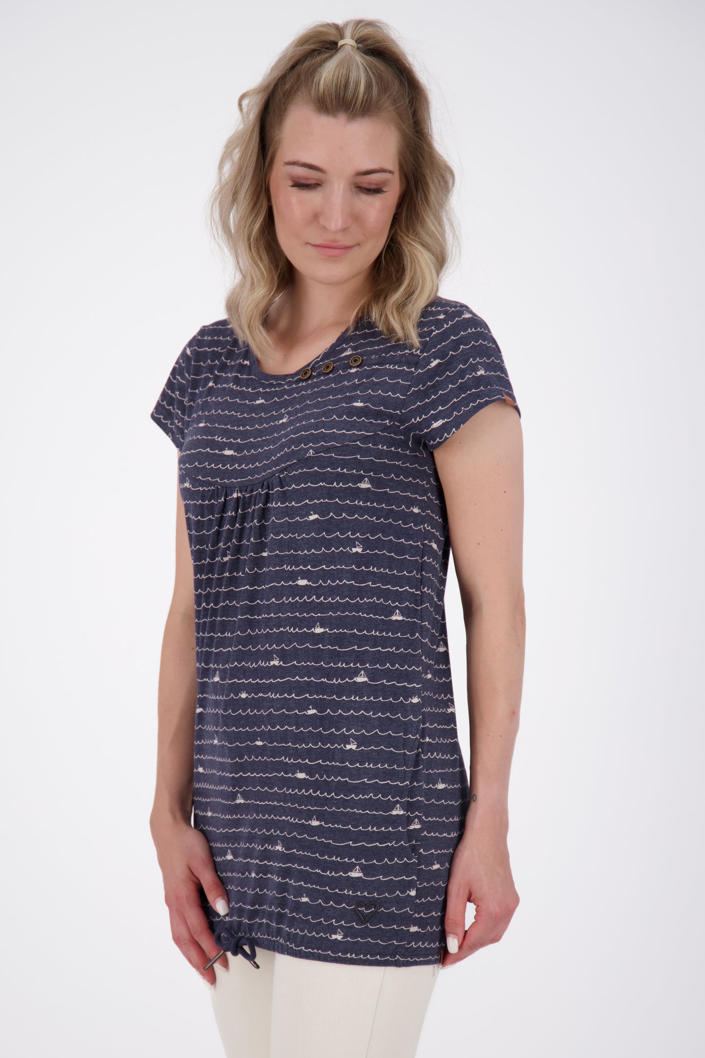 Sommer-Shirt mit Stil SummerAK B für jeden Anlass Dunkelblau