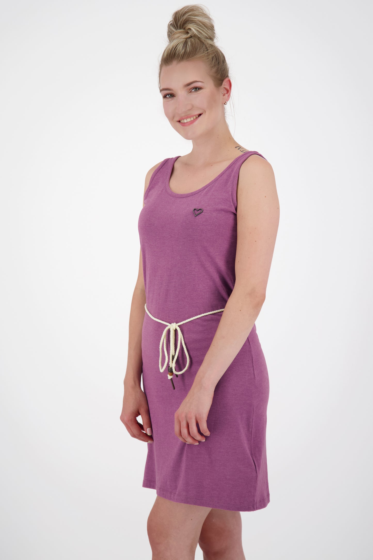 Alife and Kickin Jerseykleid JenniferAK A - Betont die Figur auf raffinierte Weise Violett