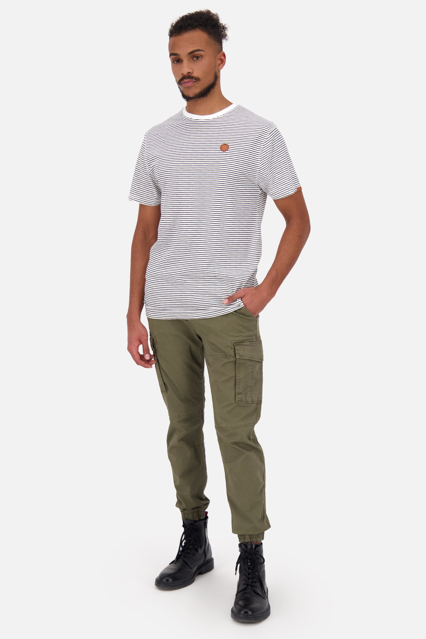 Modisches Herrenshirt- NicAK Z von Alife and Kickin für den maritimen Look Weiß