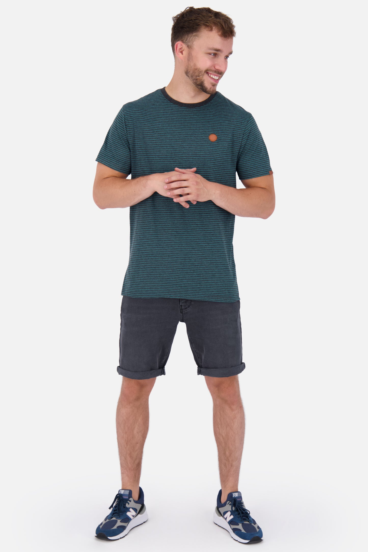 Modisches Herrenshirt- NicAK Z von Alife and Kickin für den maritimen Look Schwarz