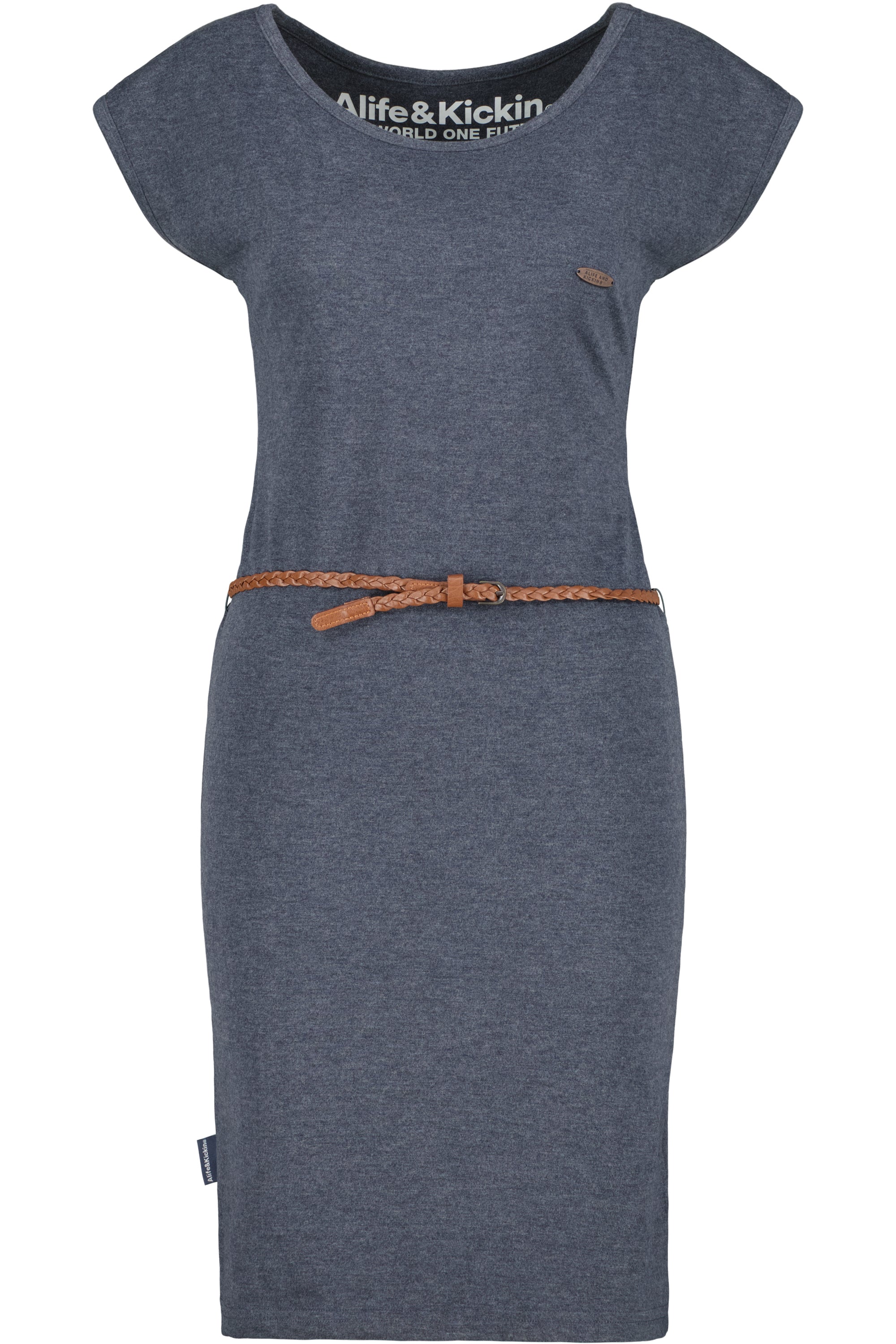 Damen Sommerkleid ElliAK - In farbenfrohen Designs Dunkelblau