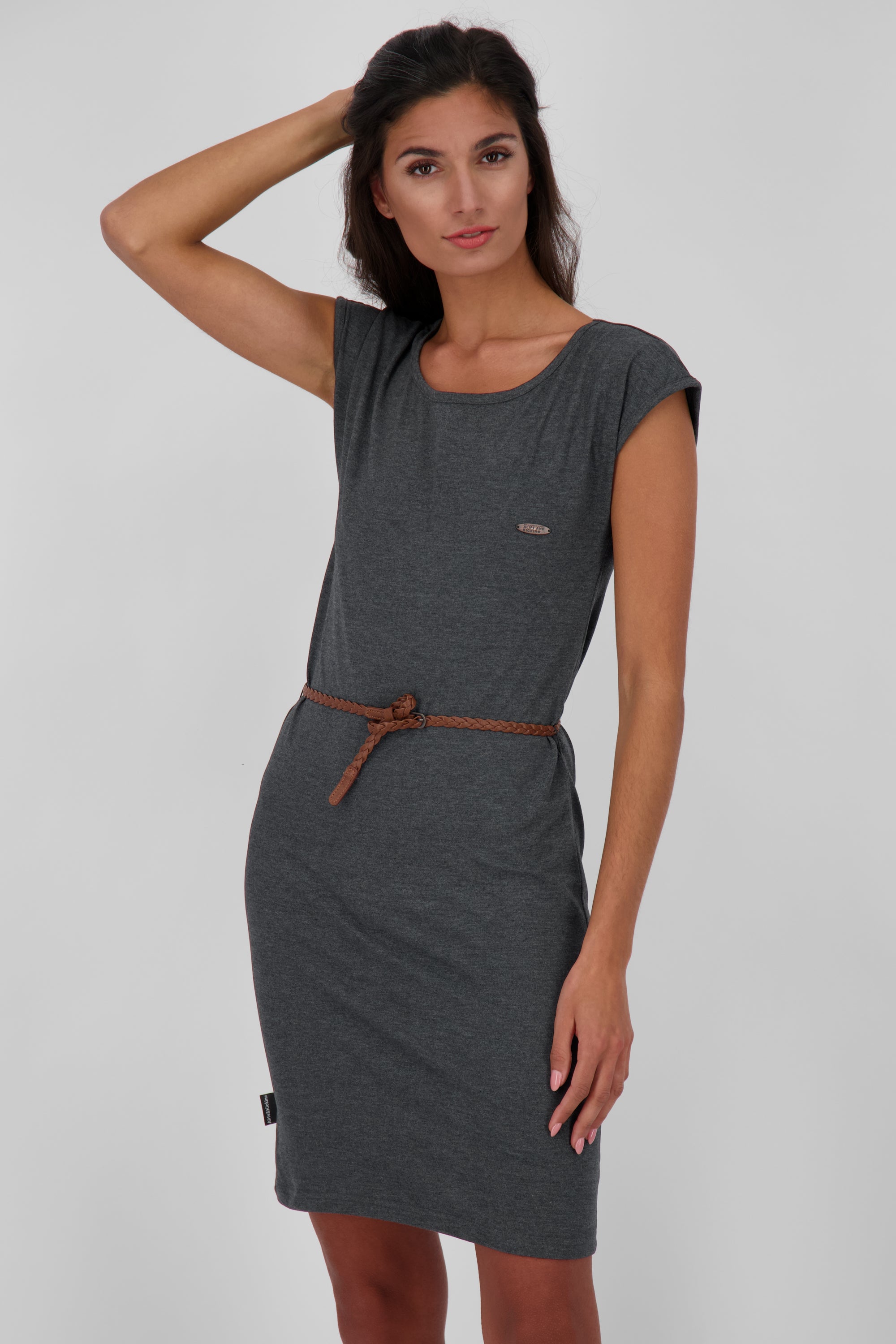 Damen Sommerkleid ElliAK - In farbenfrohen Designs Schwarz
