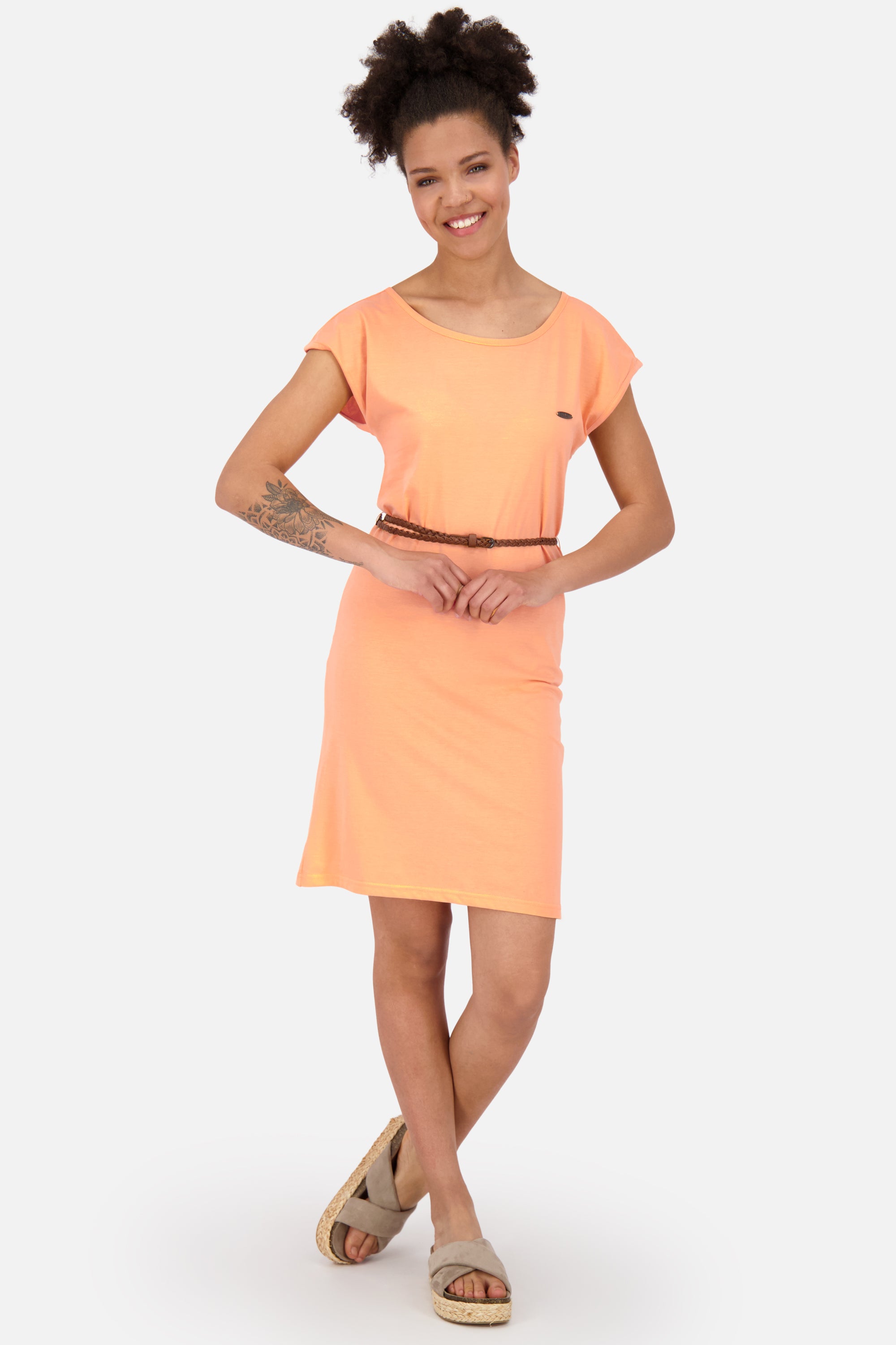 Freizeitkleid ElliAK A von Alife and Kickin für Damen - Dein idealer Begleiter für den Sommer Orange