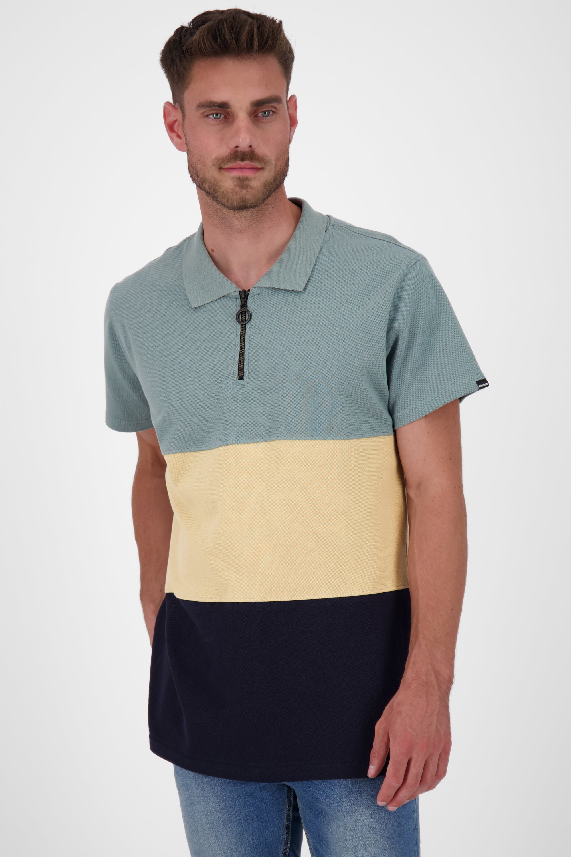Herren-Poloshirt PaoloAK A in klassischem Design für den Sommer Grau