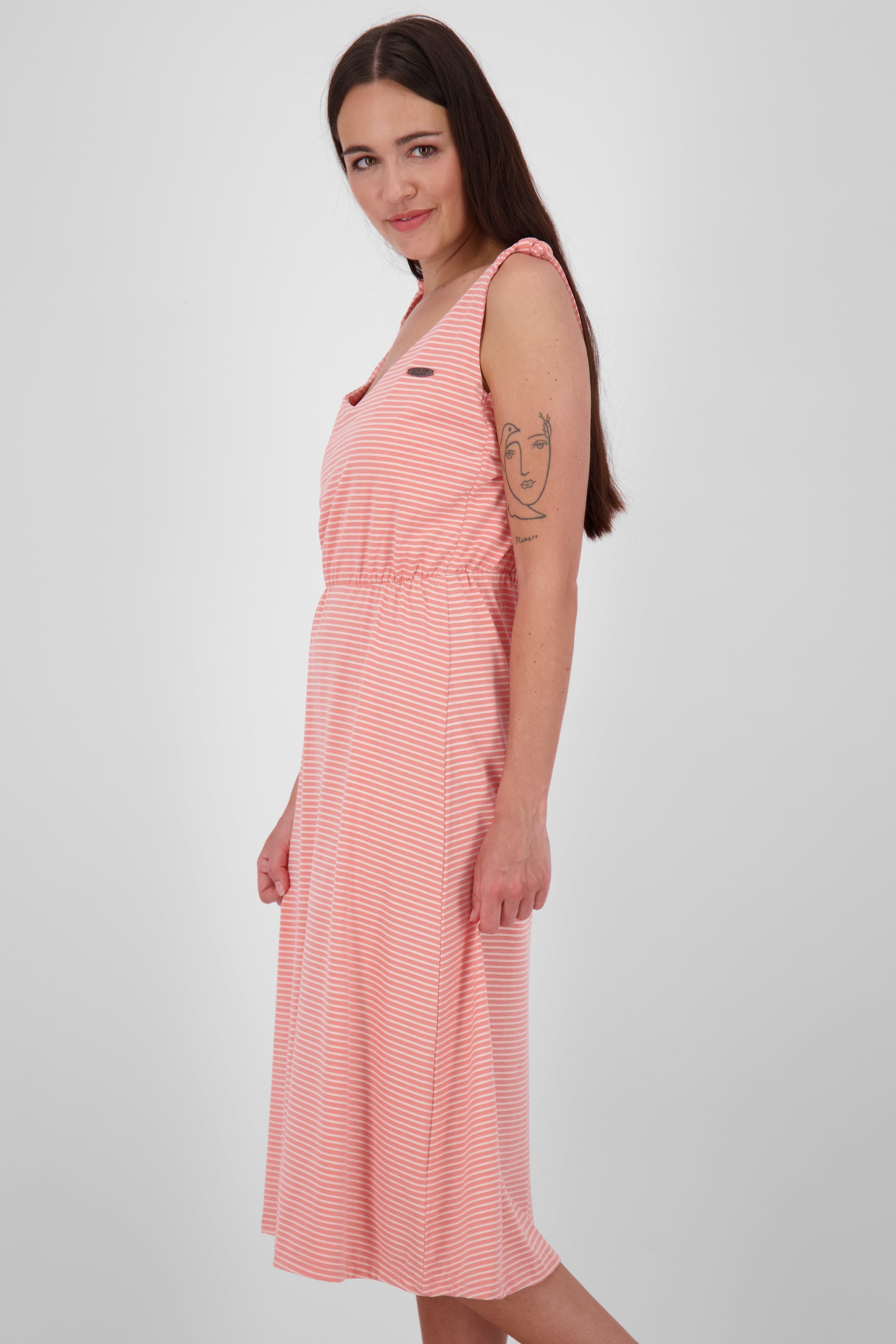 Alife and Kickin Damen Sommerkleid - Ärmelloses Freizeitkleid MelinaAK Orange