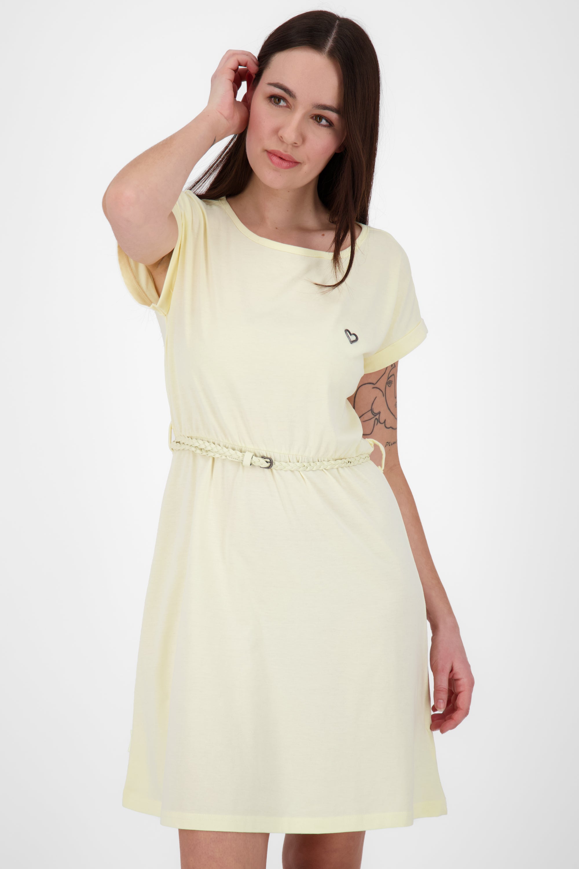 Bequemes Freizeitkleid NoraAK für den Sommer Gelb