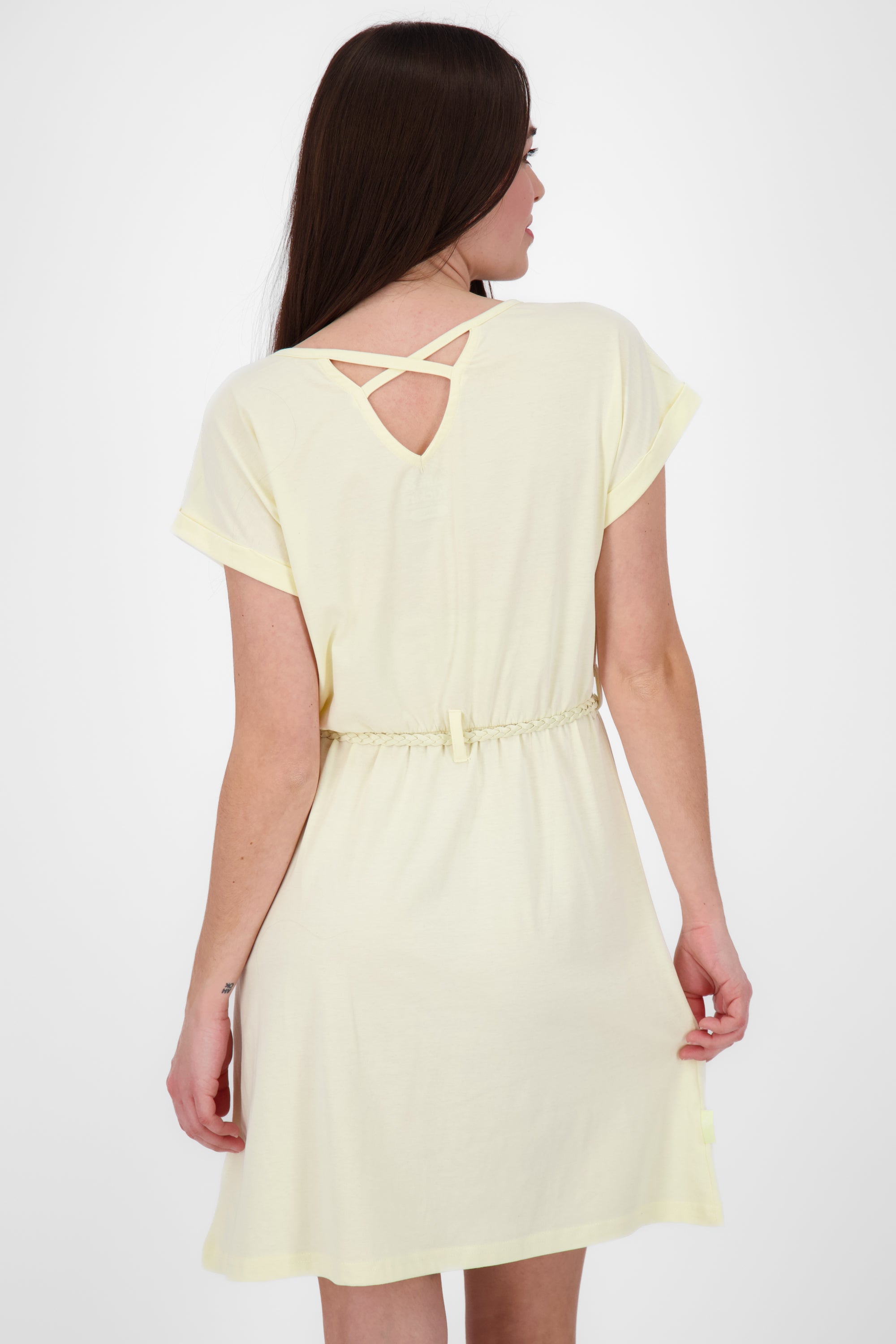 Bequemes Freizeitkleid NoraAK für den Sommer Gelb