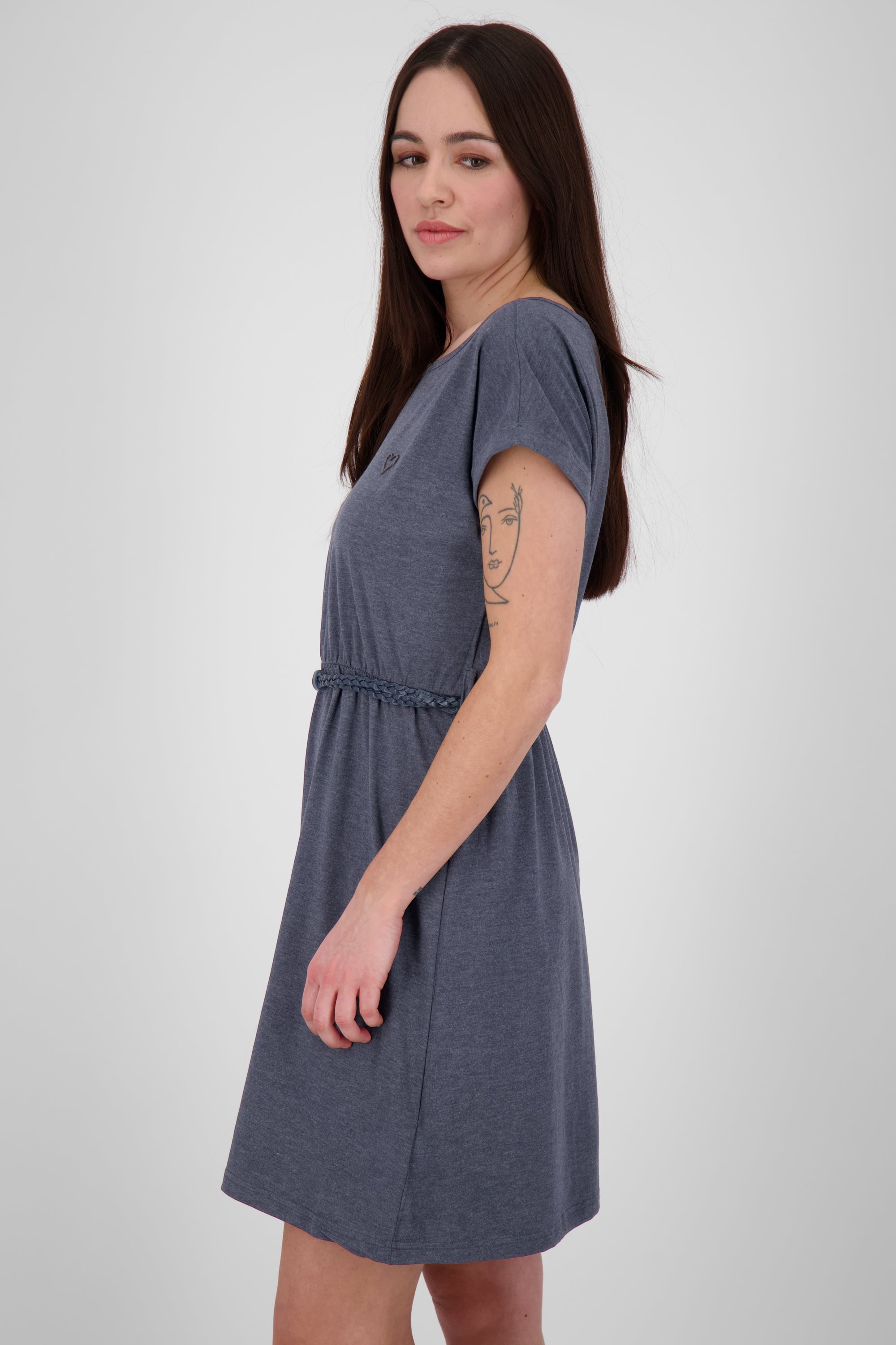 Bequemes Freizeitkleid NoraAK für den Sommer Dunkelblau