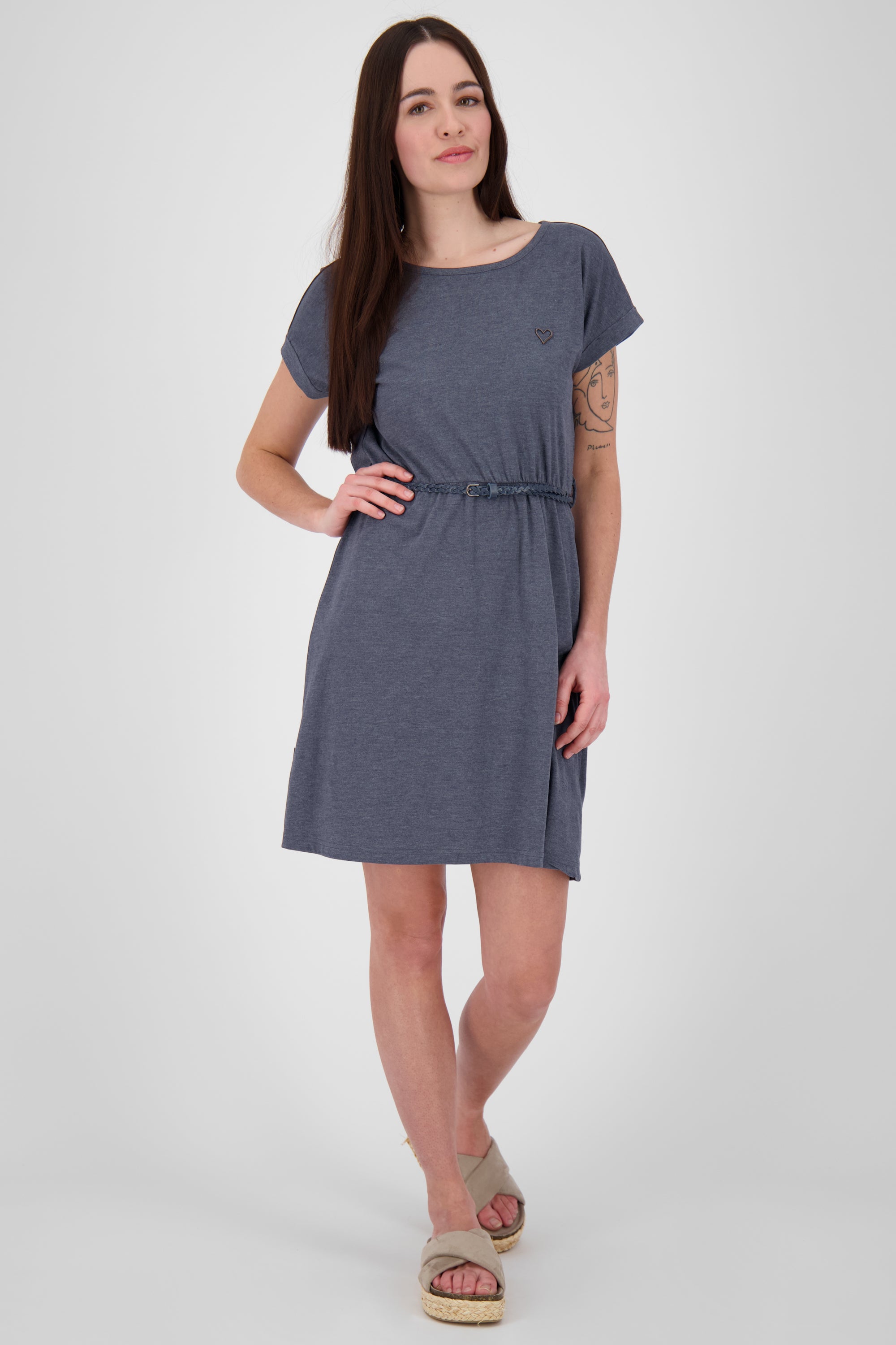 Bequemes Freizeitkleid NoraAK für den Sommer Dunkelblau