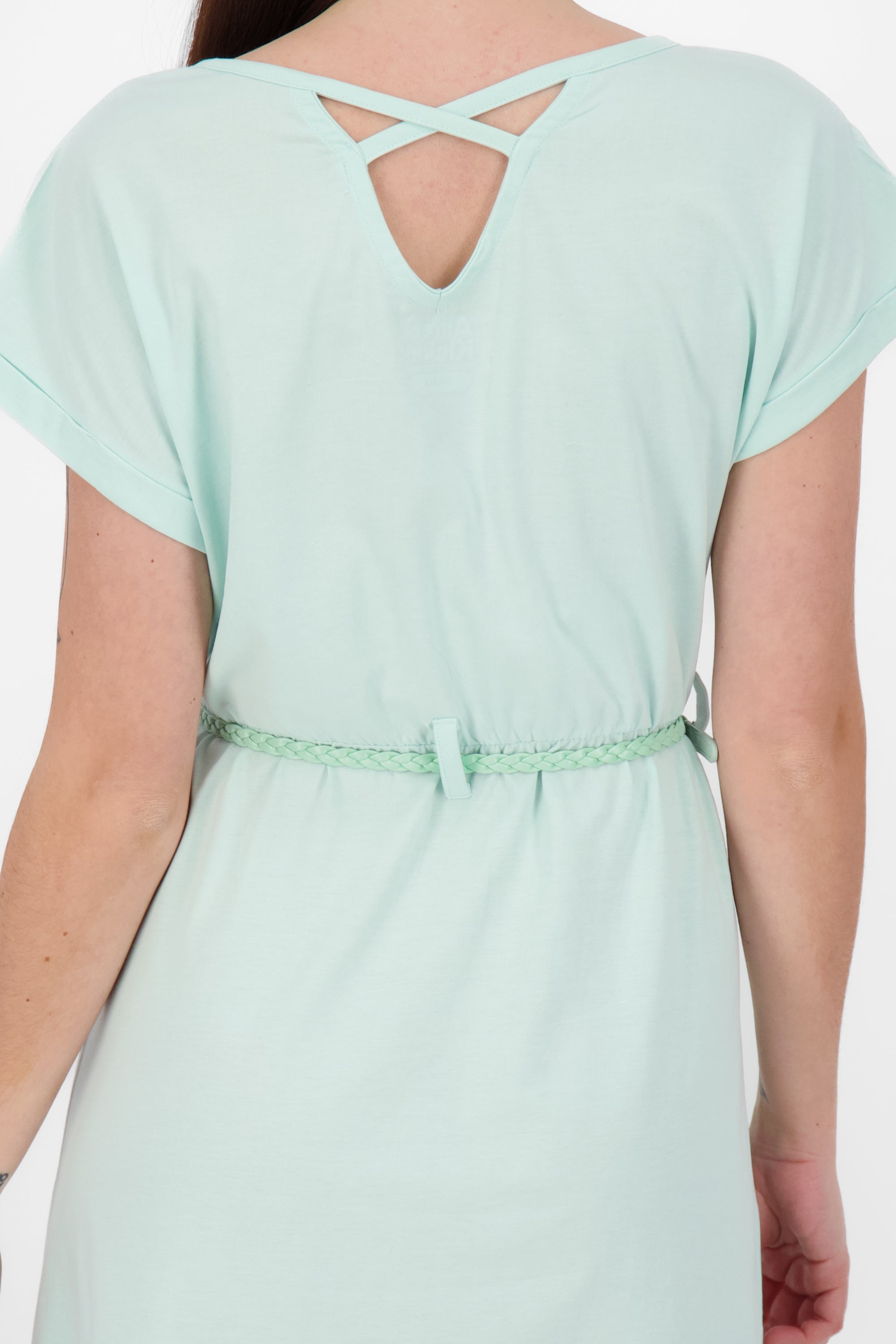 Bequemes Freizeitkleid NoraAK für den Sommer Hellgrün