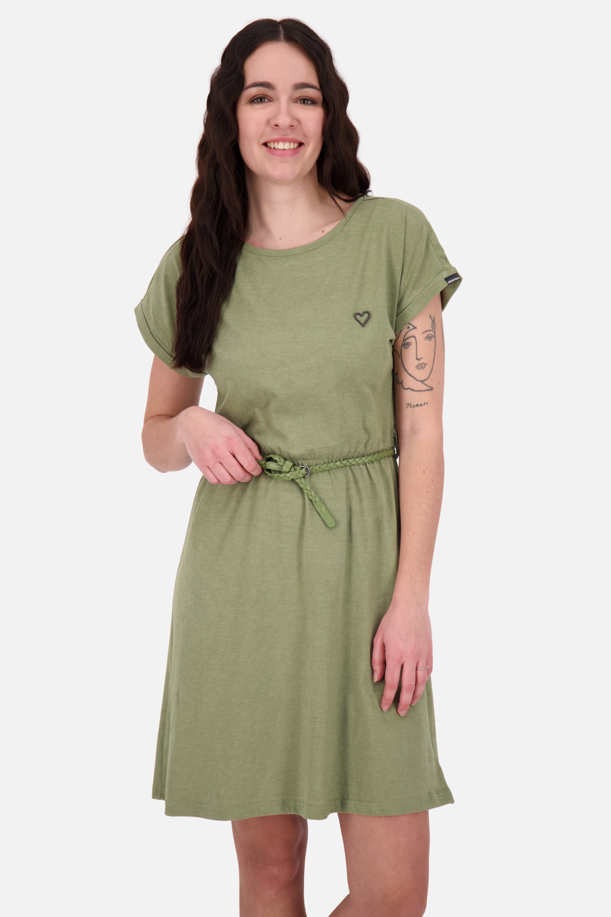 Feminines Freizeitkleid NoraAK A - Alife and Kickin Grün