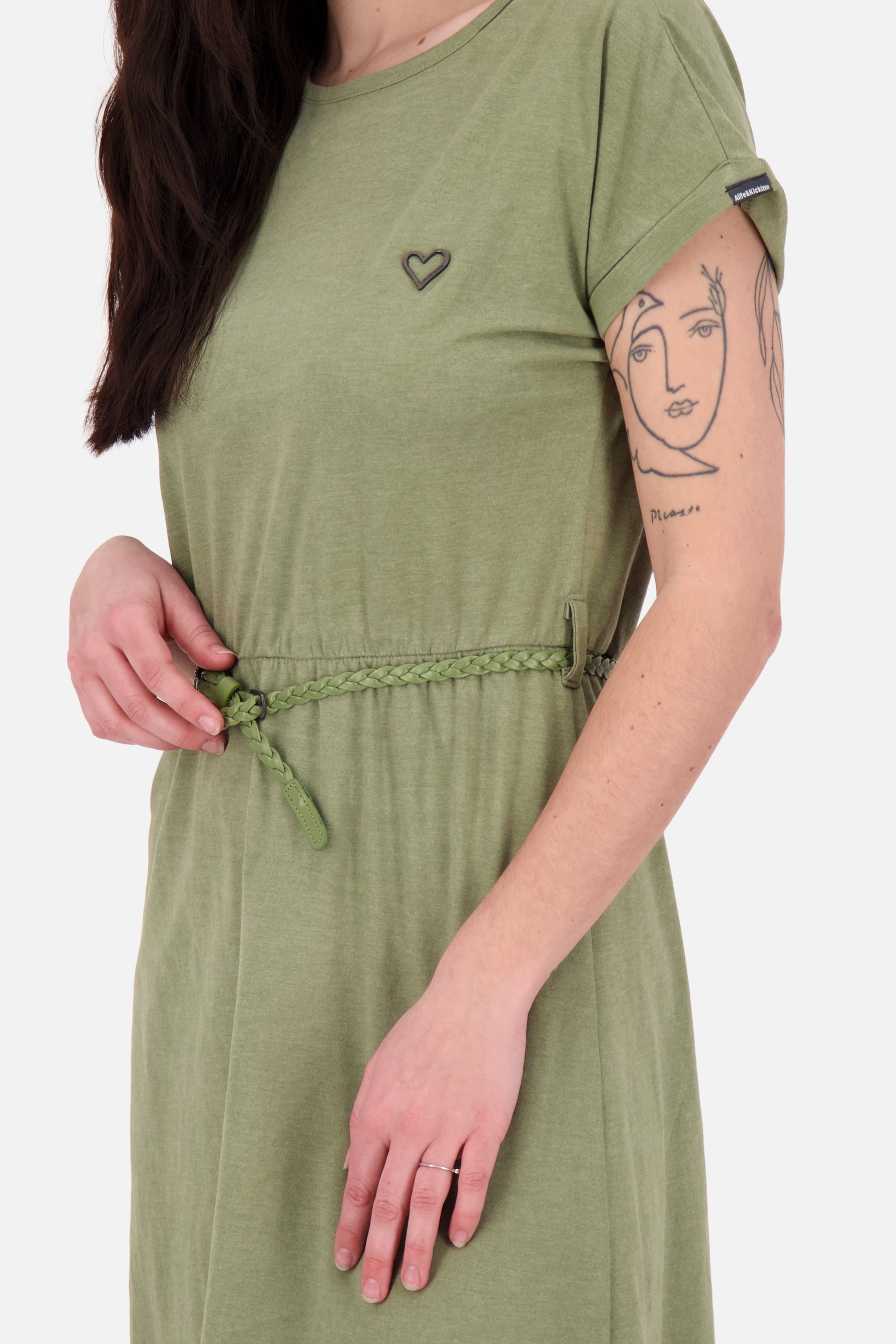 Feminines Freizeitkleid NoraAK A - Alife and Kickin Grün