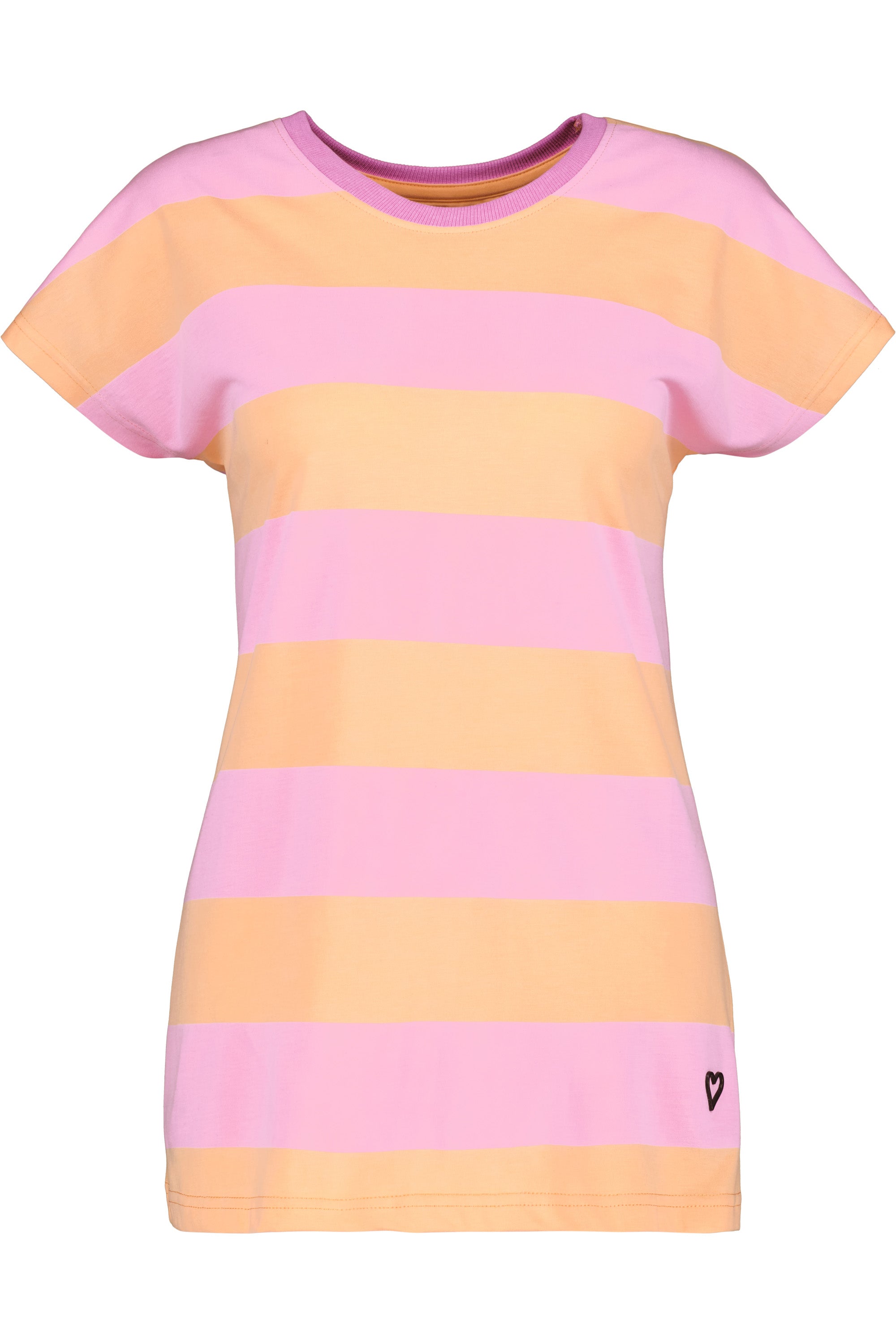 AmandaAK Z das perfekte gestreifte Sommershirt für Damen Orange