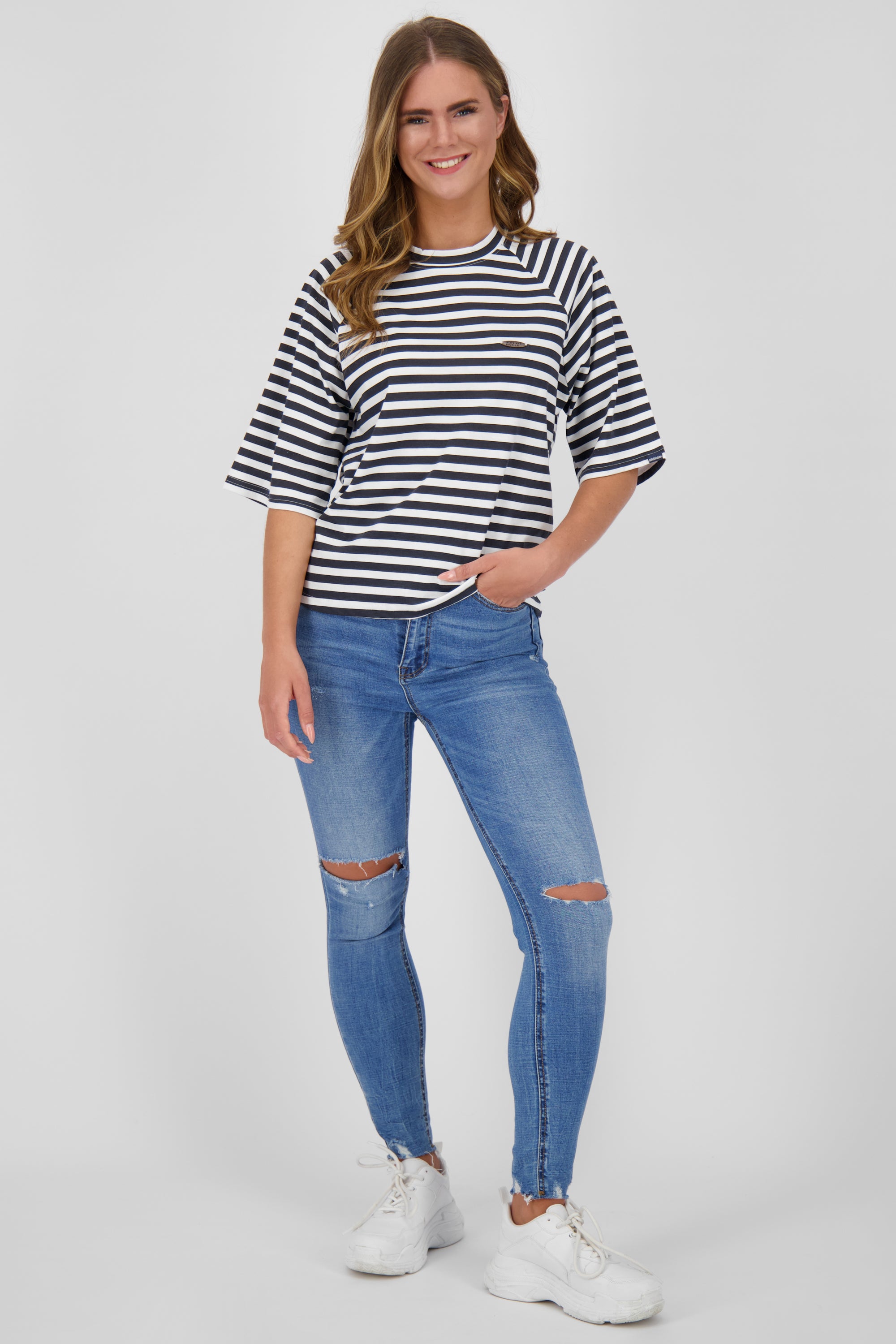 Zeitloser Klassiker Damen Streifen-Shirt RubyAK A Dunkelblau