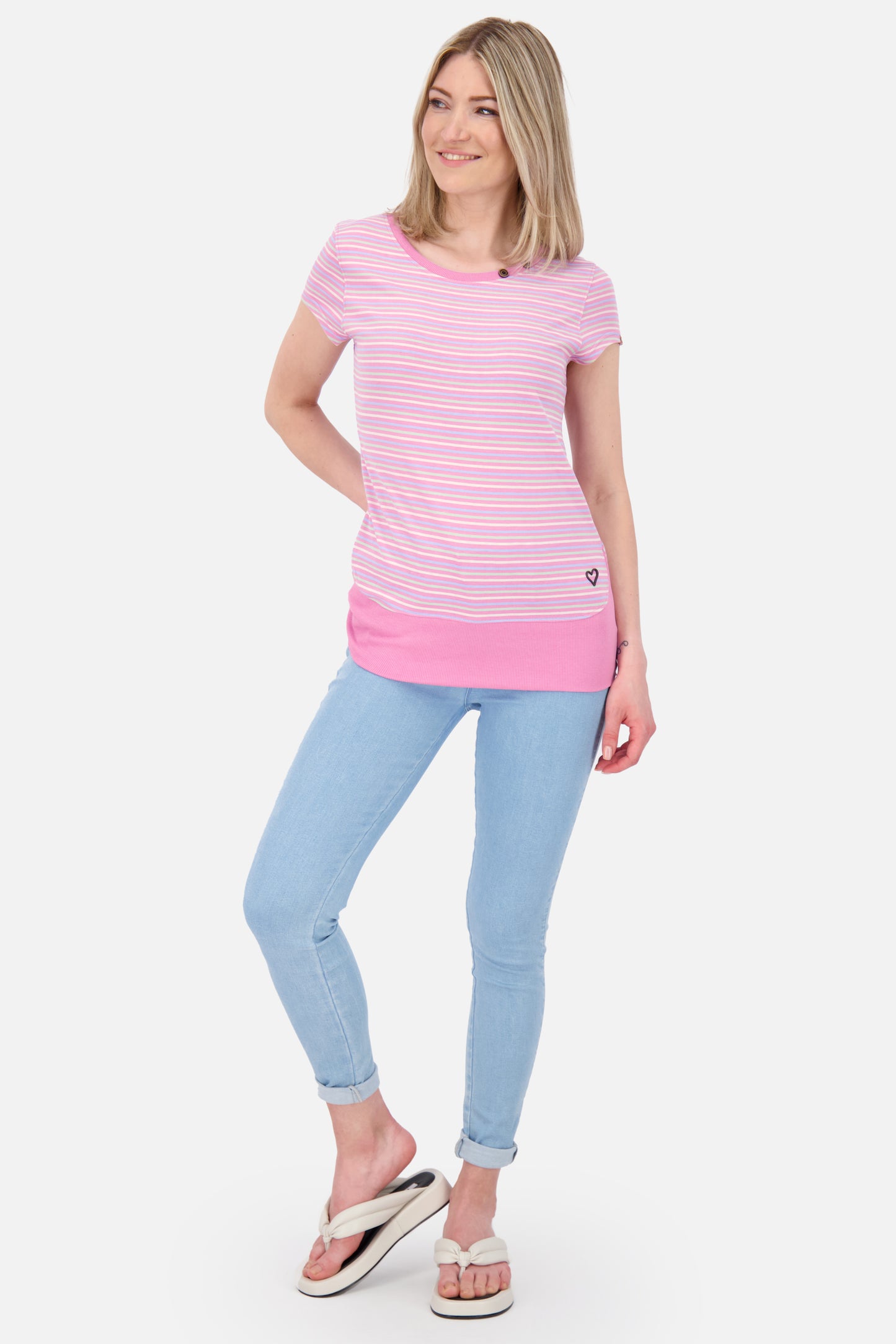 Einzigartiges Design CocoAK Z T-Shirt Damen für den perfekten Sommerlook Pink